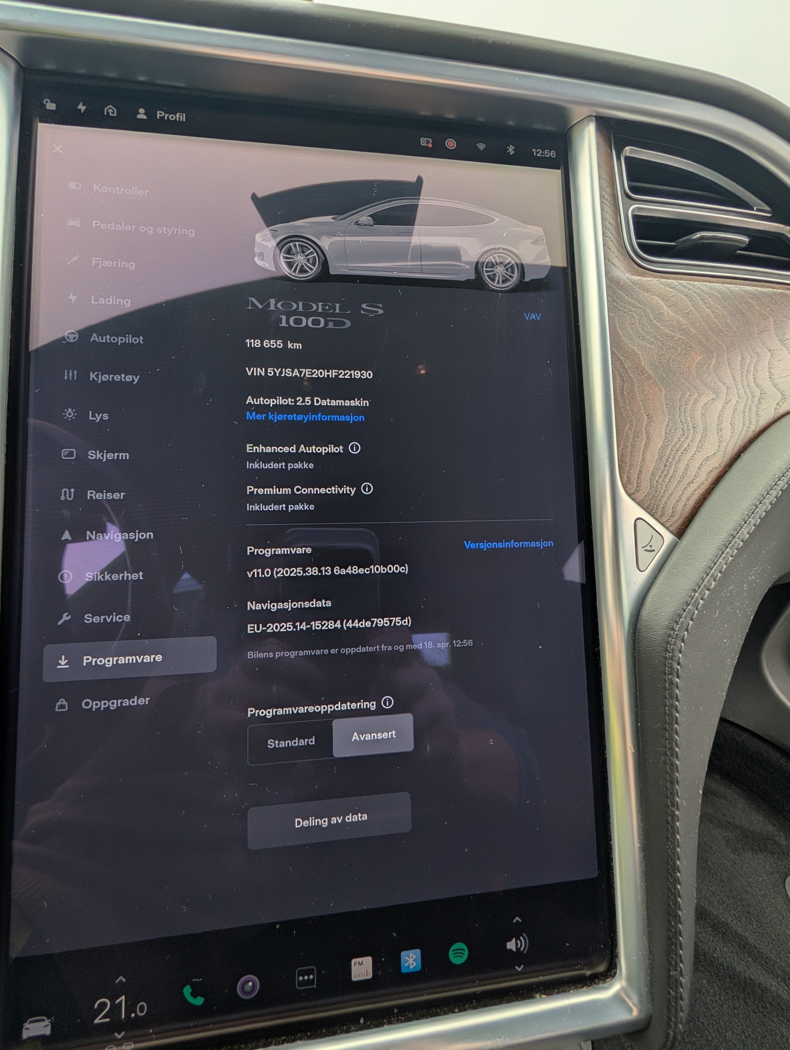 Tesla Model S 100D, 525ps, 2017