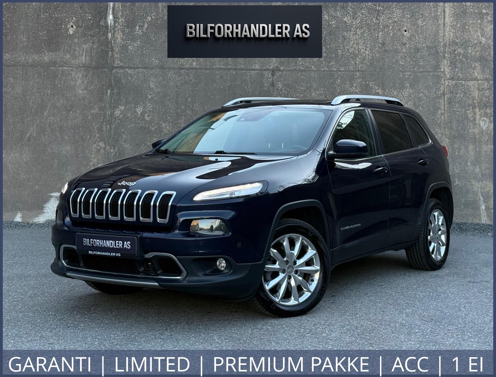 Jeep Cherokee 2.0 CRD 4WD Automatic, 9-trins, 170ps, 2015