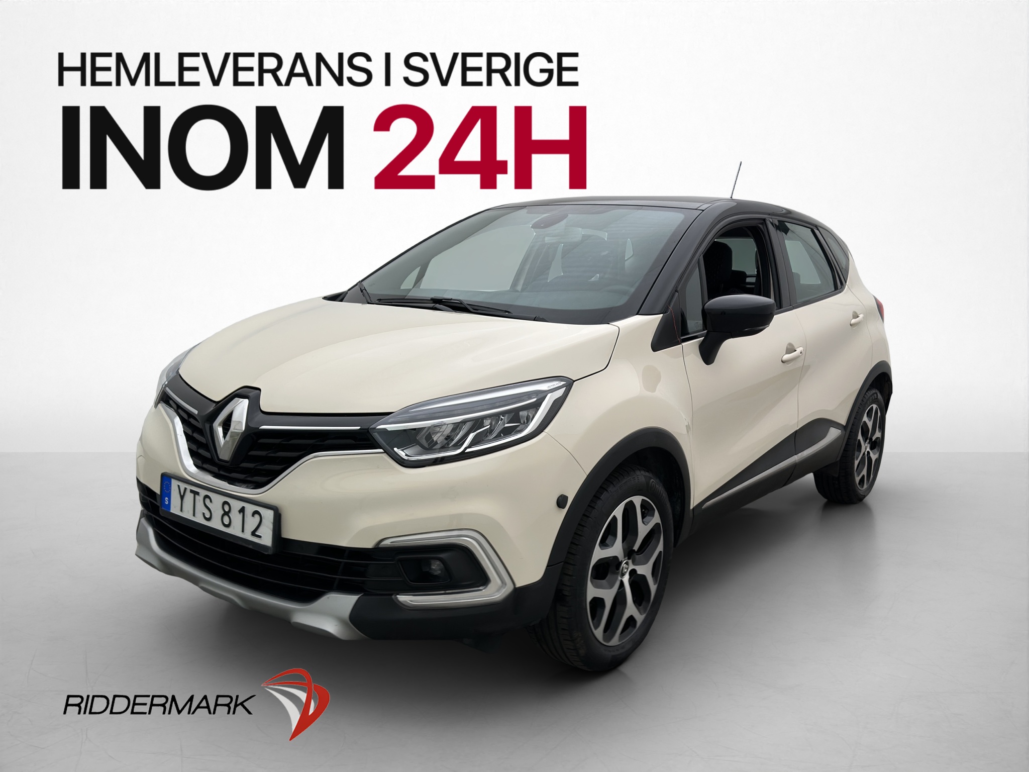 Renault Captur 0.9 TCe Manual, 5-trins, 90ps, 2018