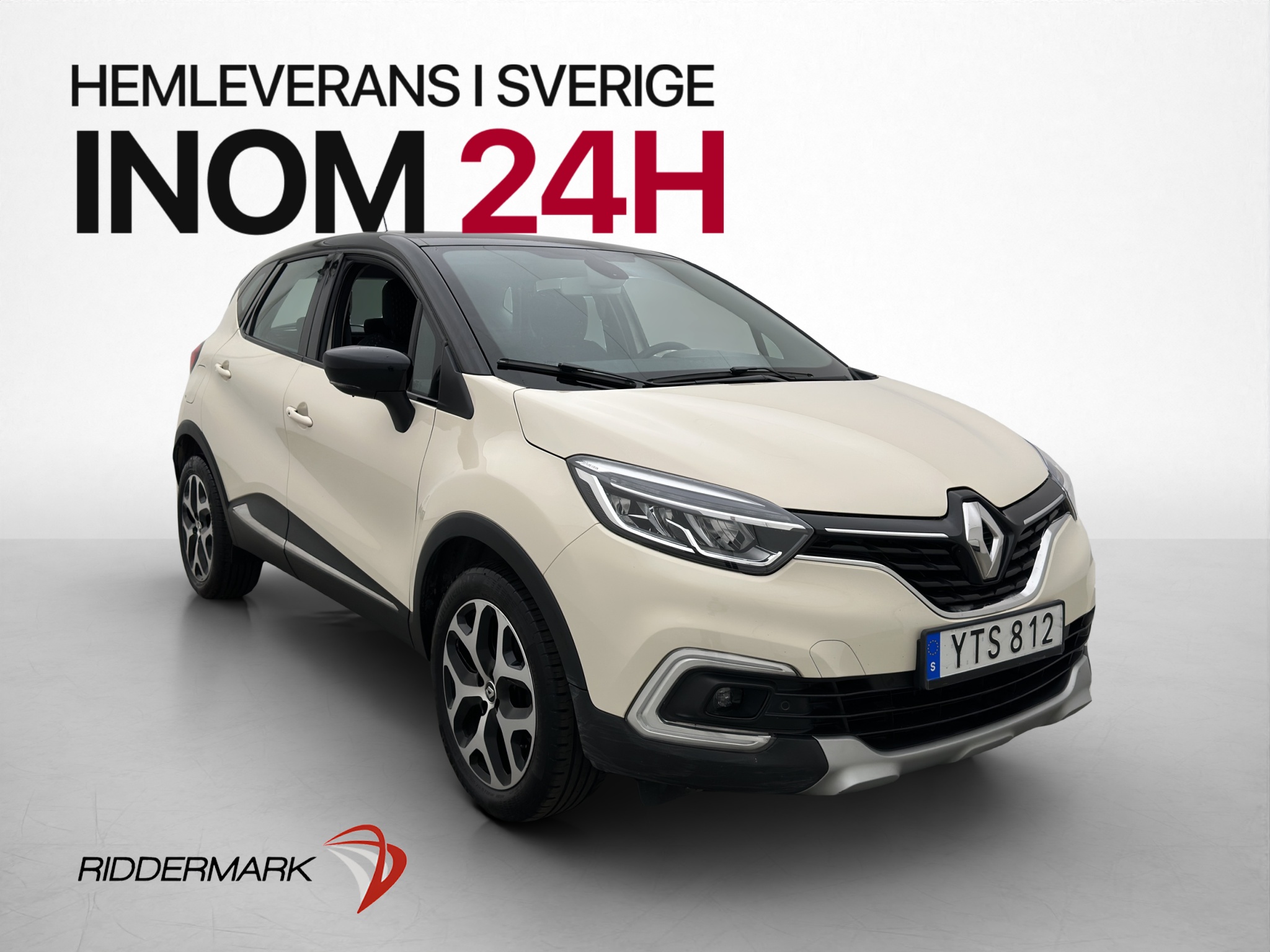 Renault Captur 0.9 TCe Manual, 5-trins, 90ps, 2018
