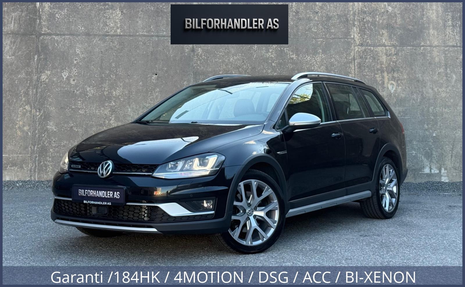 Volkswagen Golf Alltrack 2.0 TDI DPF BMT 4Motion DSG Sequential, 6-trins, 184ps, 2017