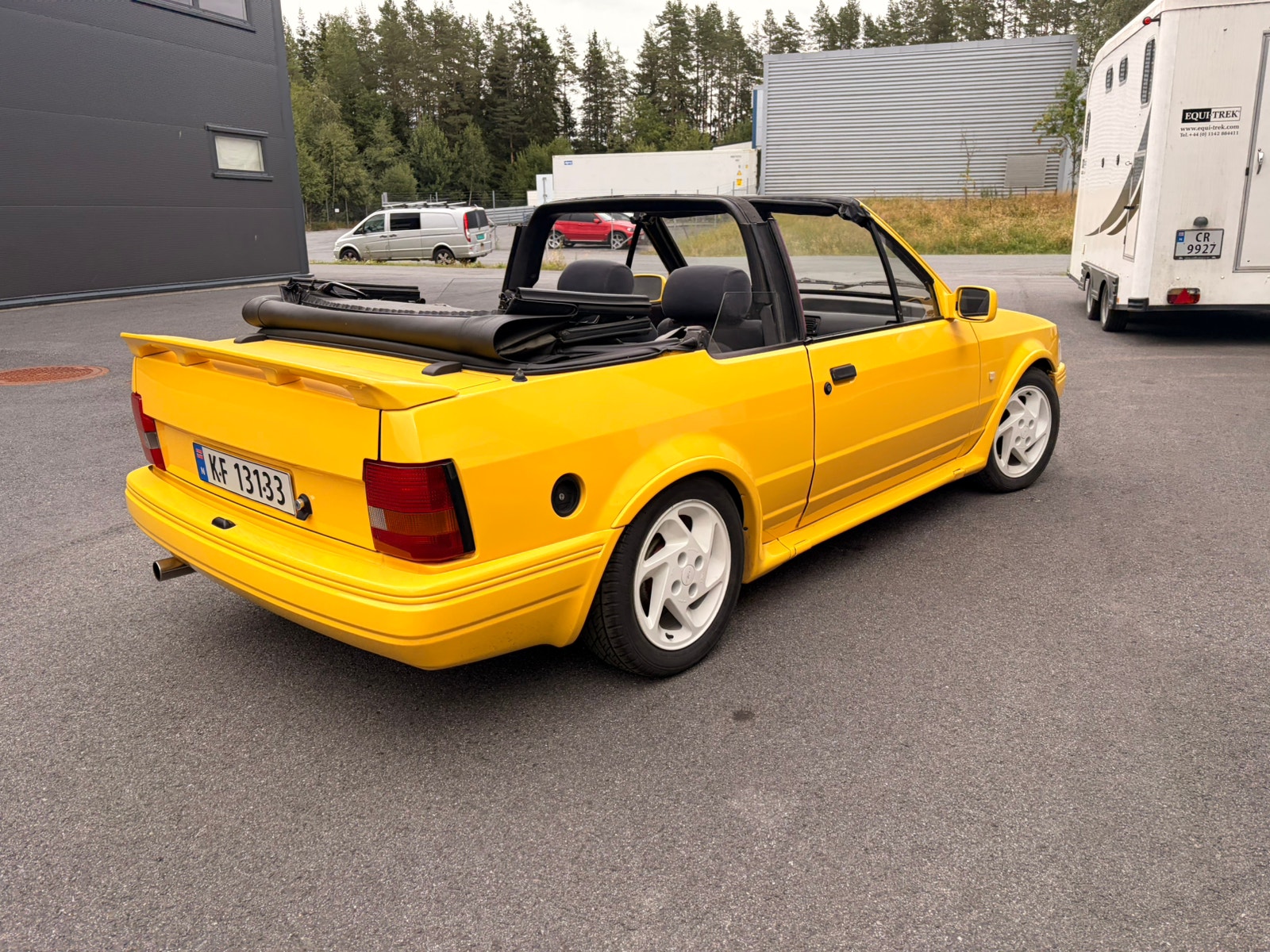 Ford Escort XR3i Cabriolet Manual, 5-trins, 105ps, 1986