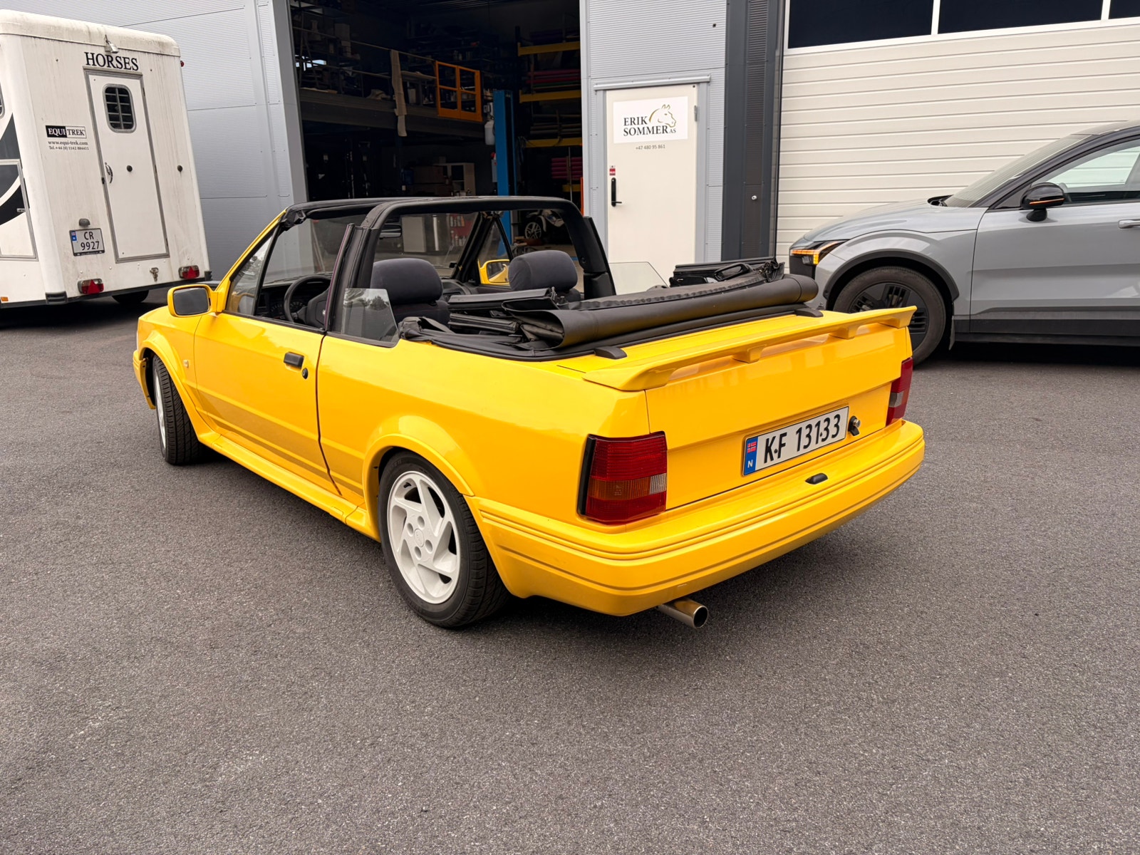 Ford Escort XR3i Cabriolet Manual, 5-trins, 105ps, 1986