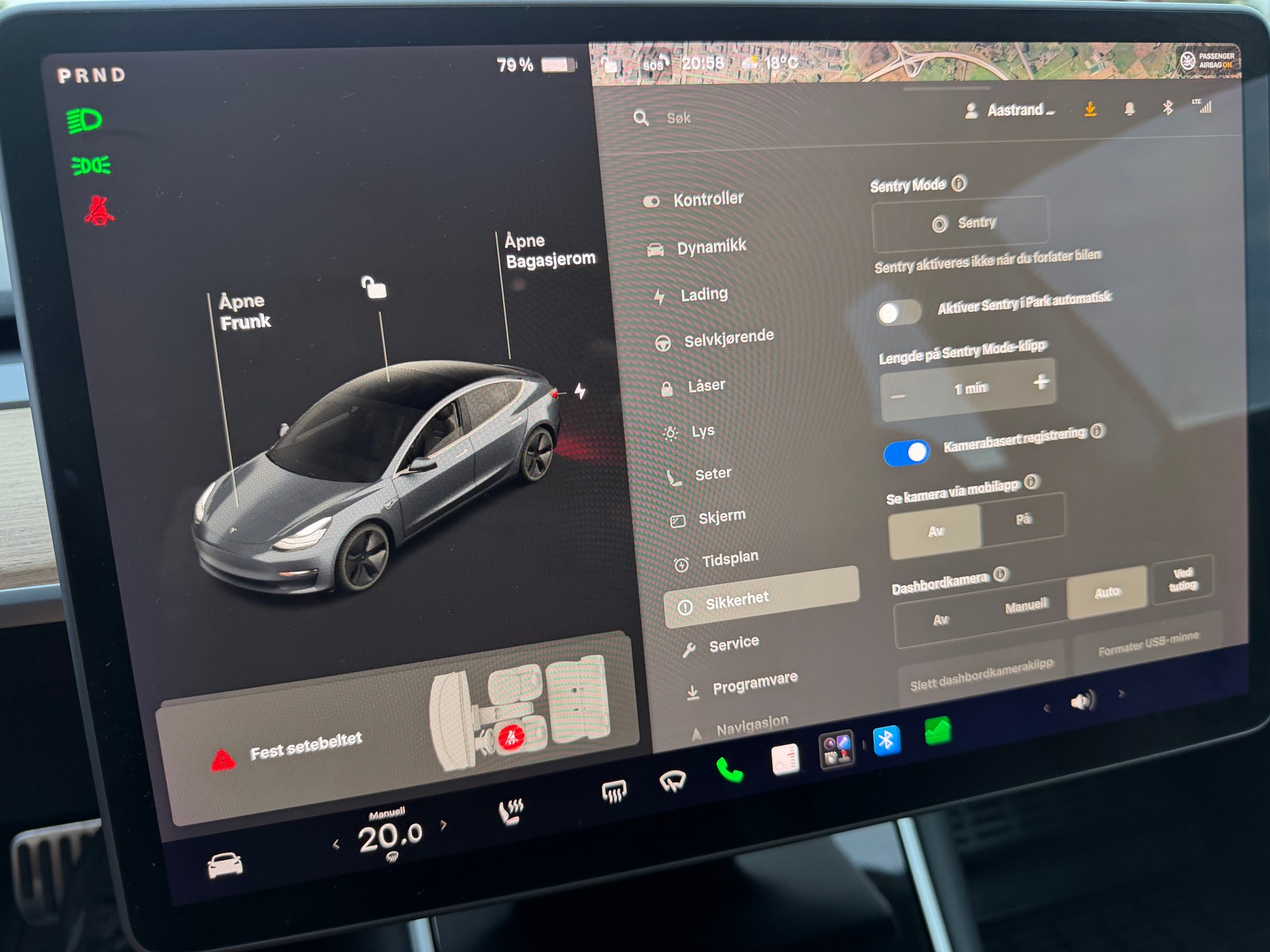 Tesla Model 3 Standard Range Plus, 325hk, 2020