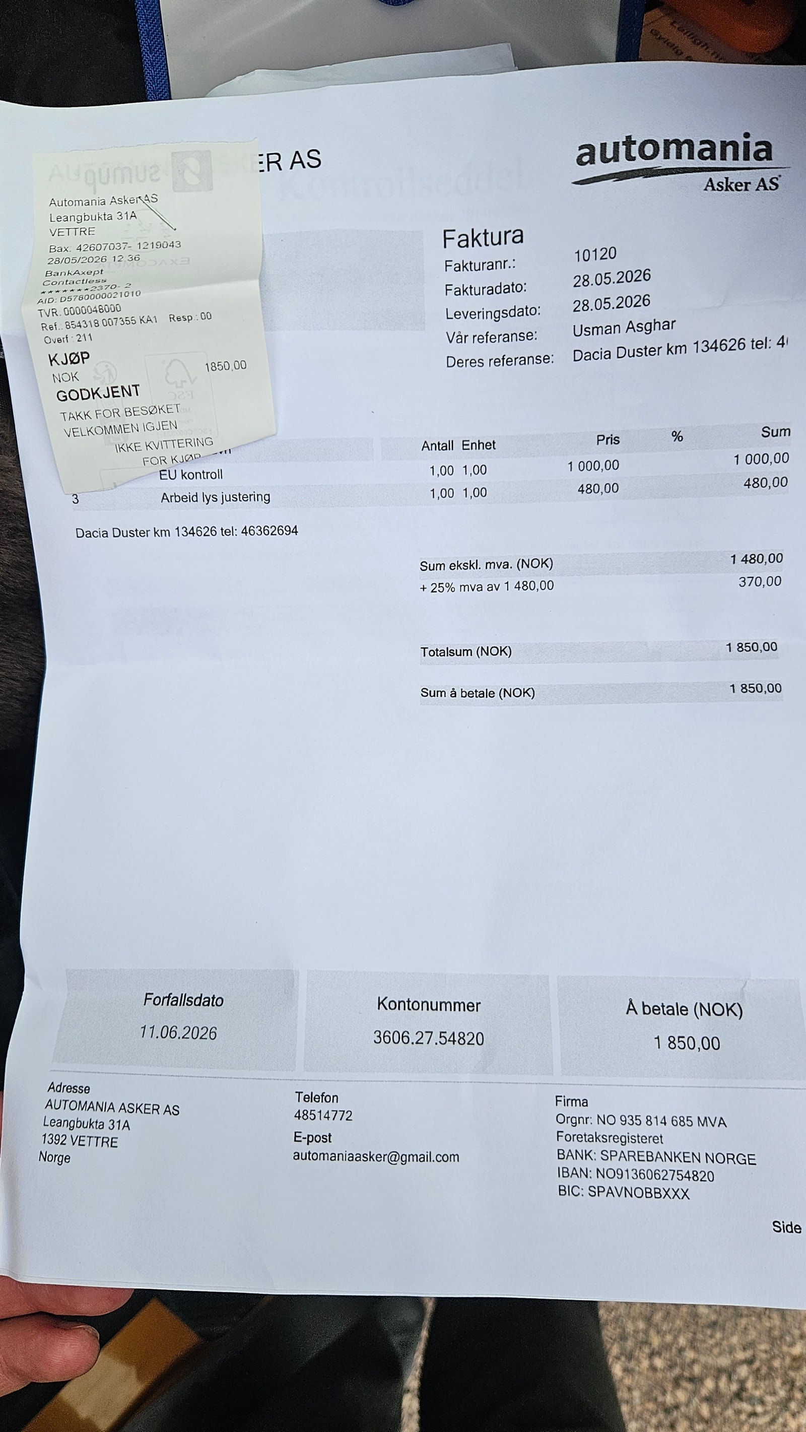 Dacia Duster 1.5 dCi EDC, 6-trins, 109ps, 2018