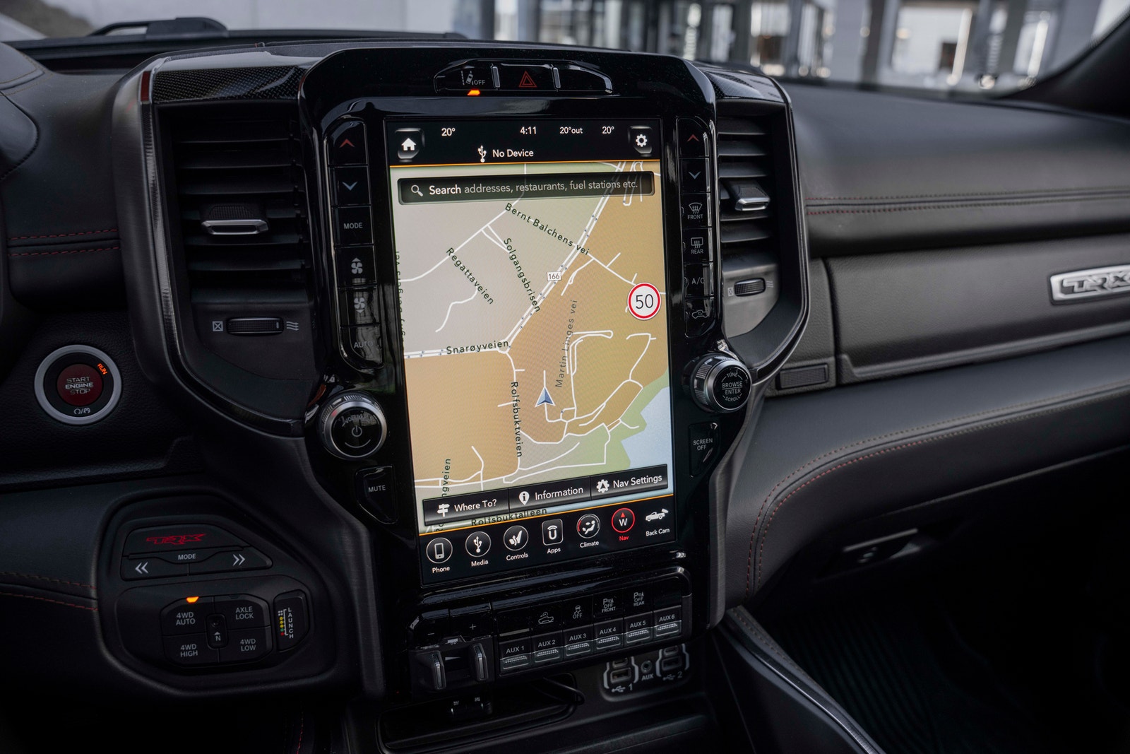 RAM 1500 TRX TorqueFlite, 8-trins, 711ps, 2021