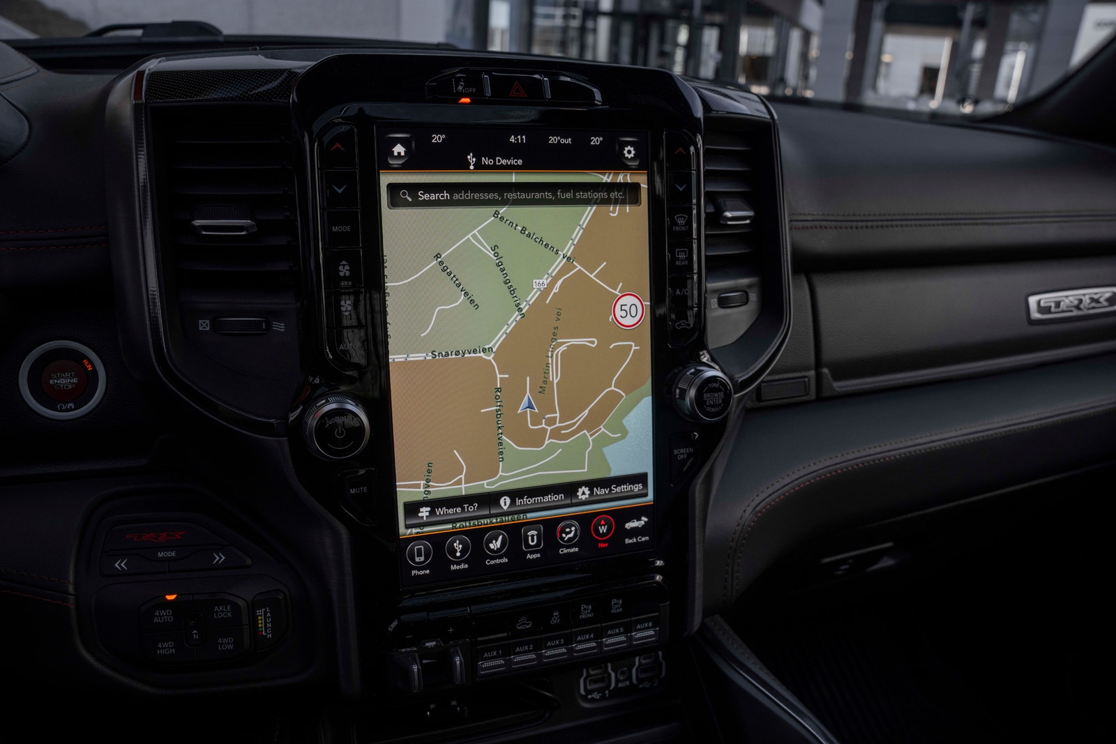 RAM 1500 TRX TorqueFlite, 8-trins, 711ps, 2021