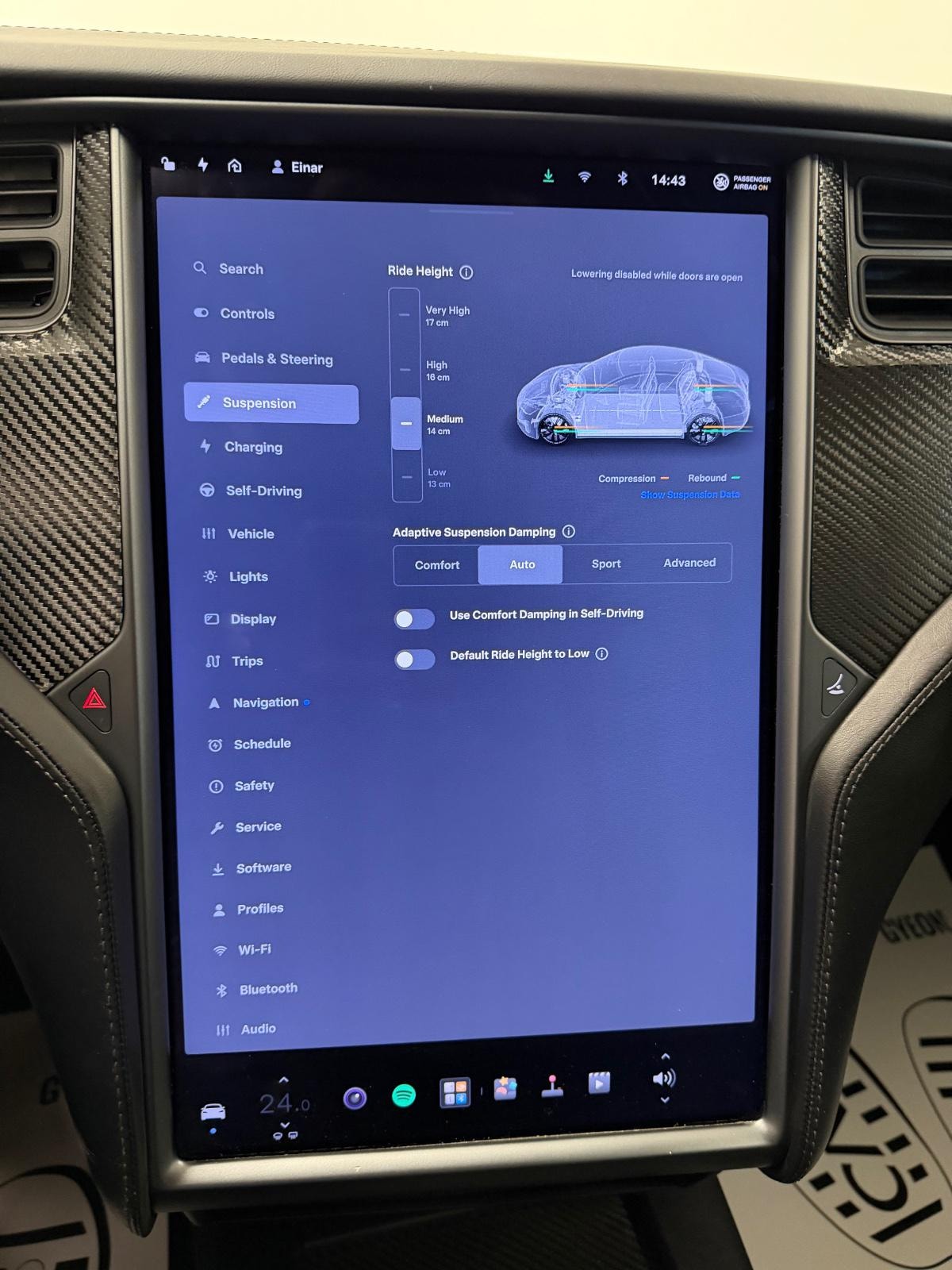 Tesla Model S Long Range AWD, 423hp, 2020
