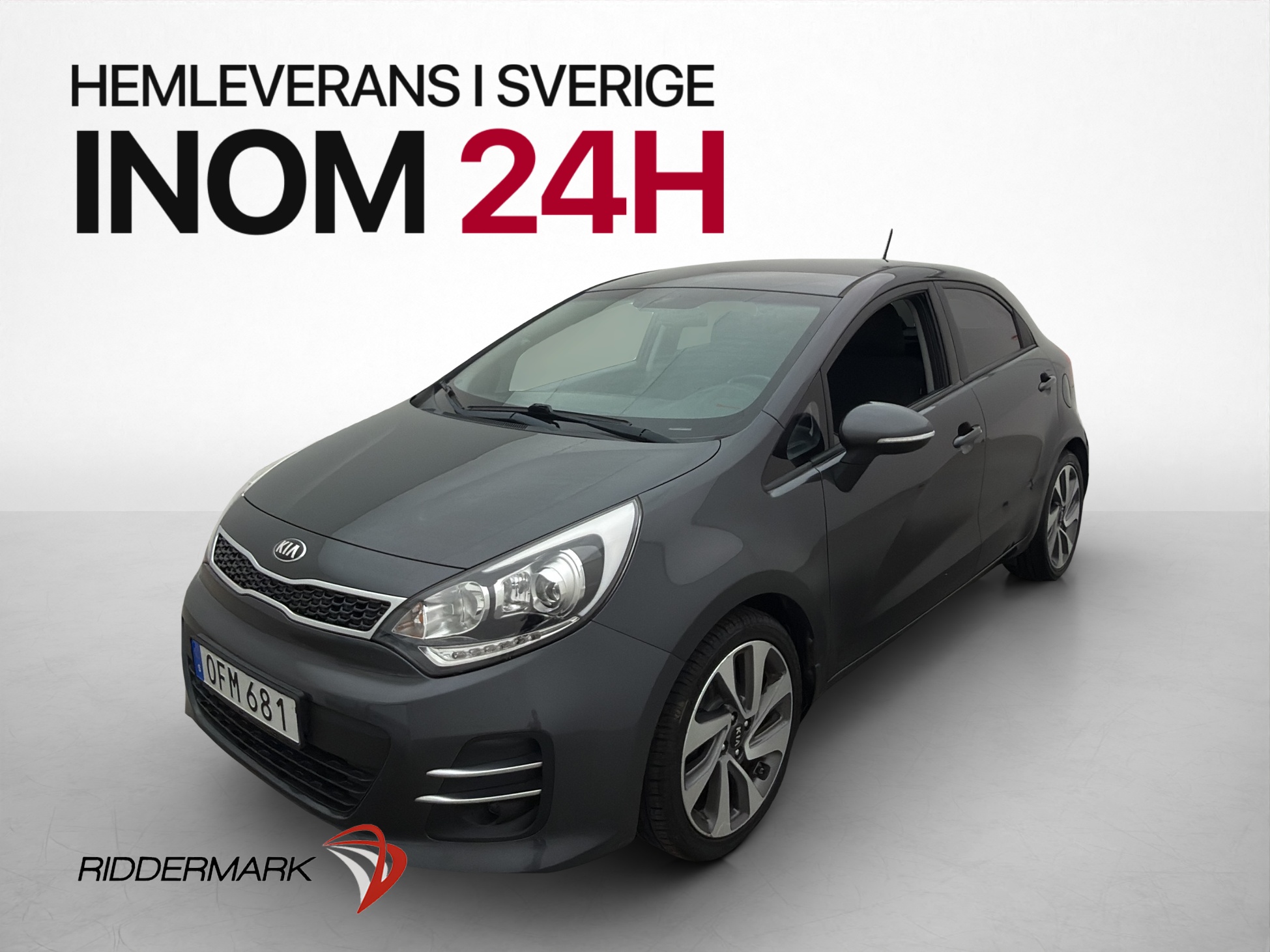 Kia Rio 5-dørs 1.2 CVVT Manuell, 5-trinn, 84hk, 2016