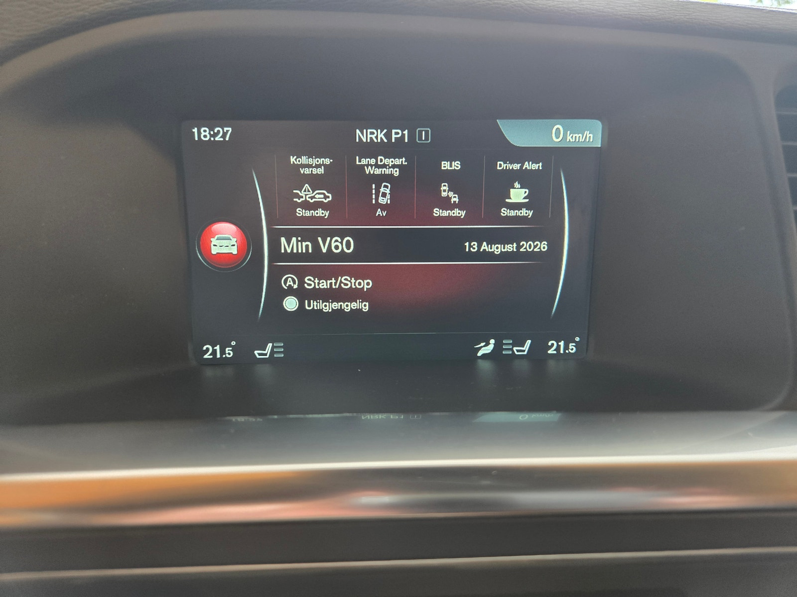 Volvo V60 D2 Powershift, 6-trinn, 115hk, 2014