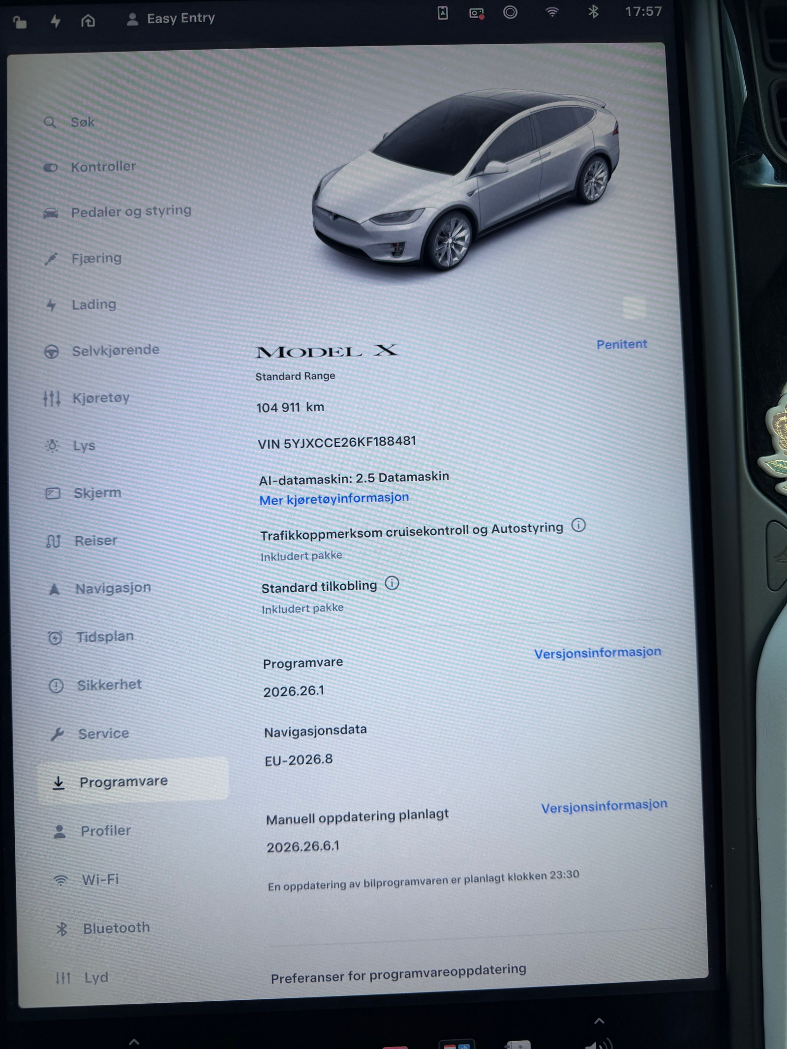 Tesla Model X Standard Range, 333ps, 2019