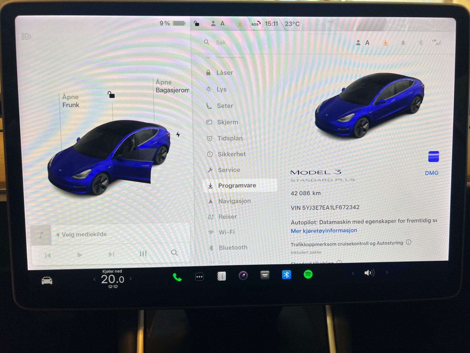 Tesla Model 3 Standard Range Plus, 325ps, 2020