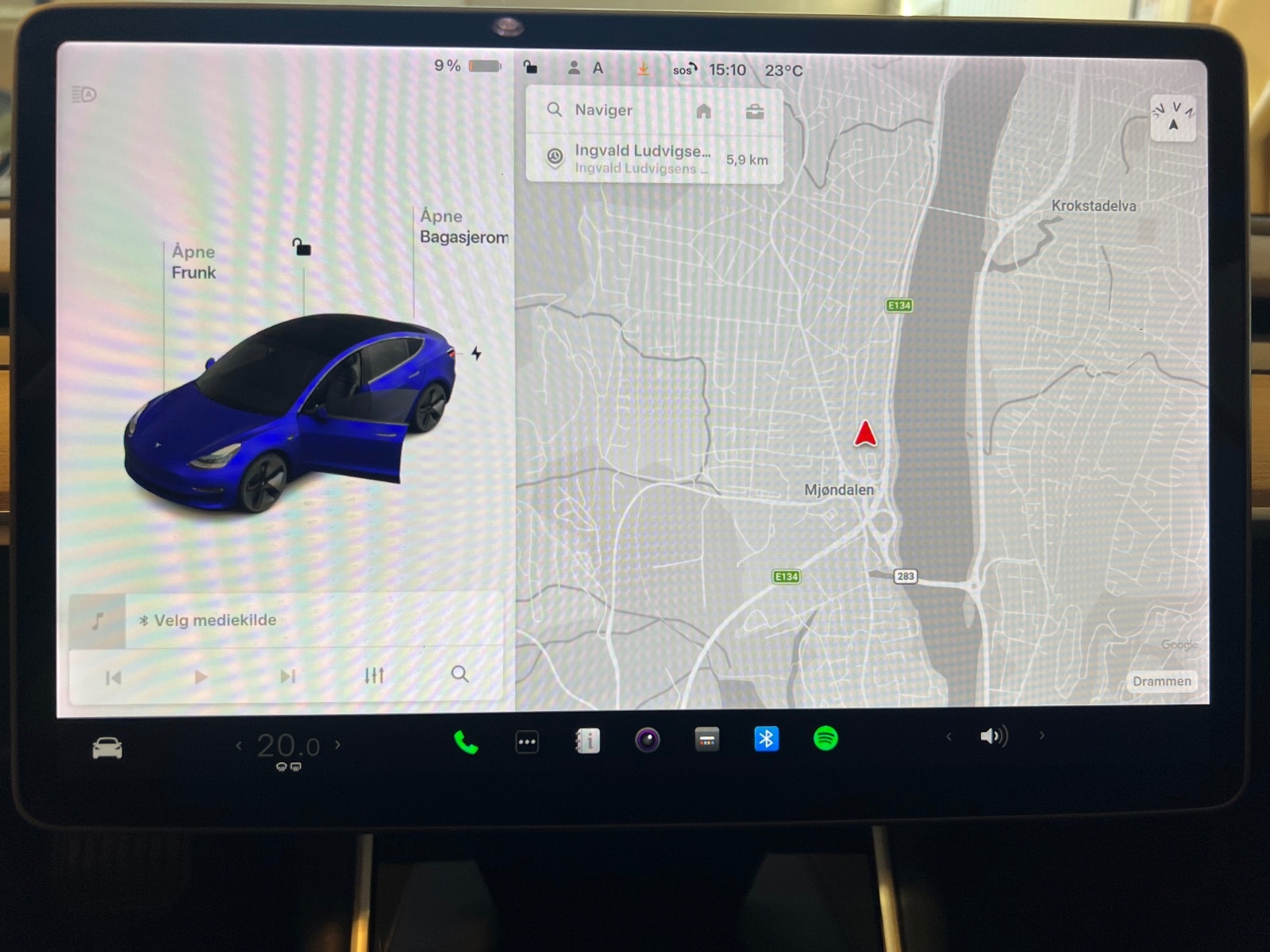 Tesla Model 3 Standard Range Plus, 325ps, 2020