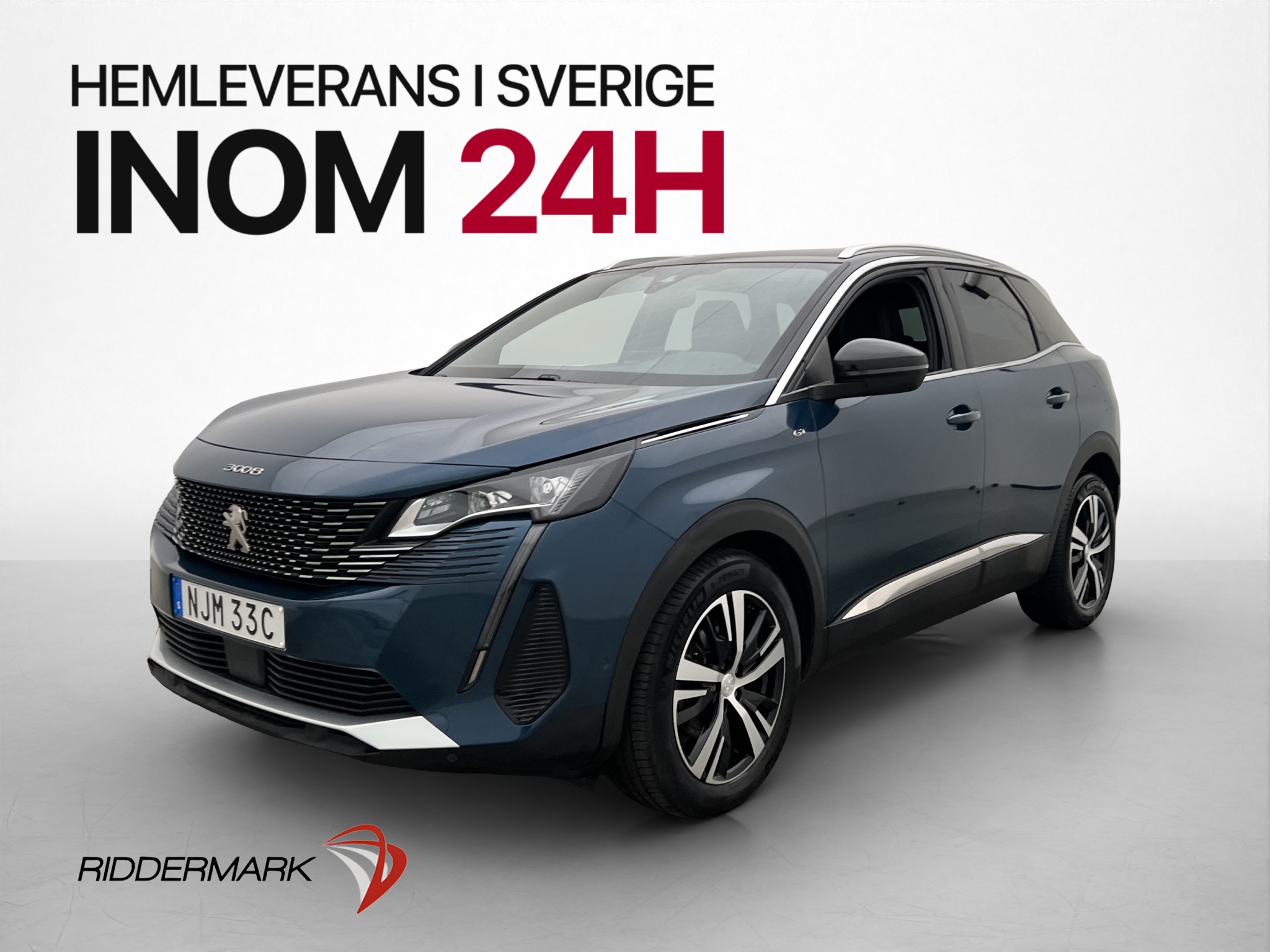 Peugeot 3008 1.2 PureTech 130 EAT, 8-trins, 131ps, 2023