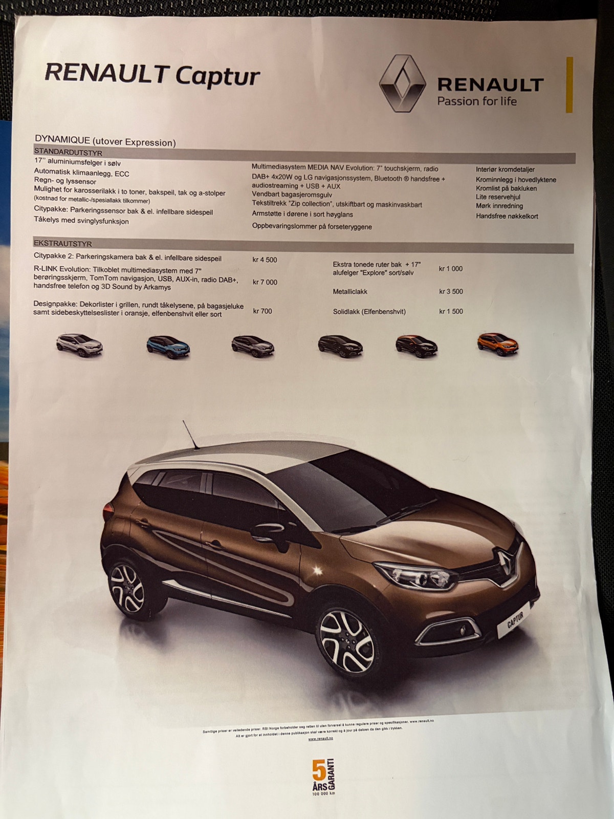Renault Captur 1.2 TCe EDC, 118hk, 2017