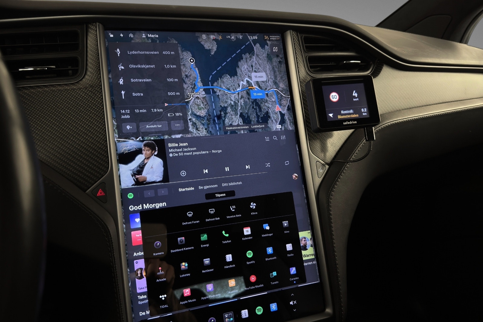 Tesla Model X 75D, 525ps, 2018
