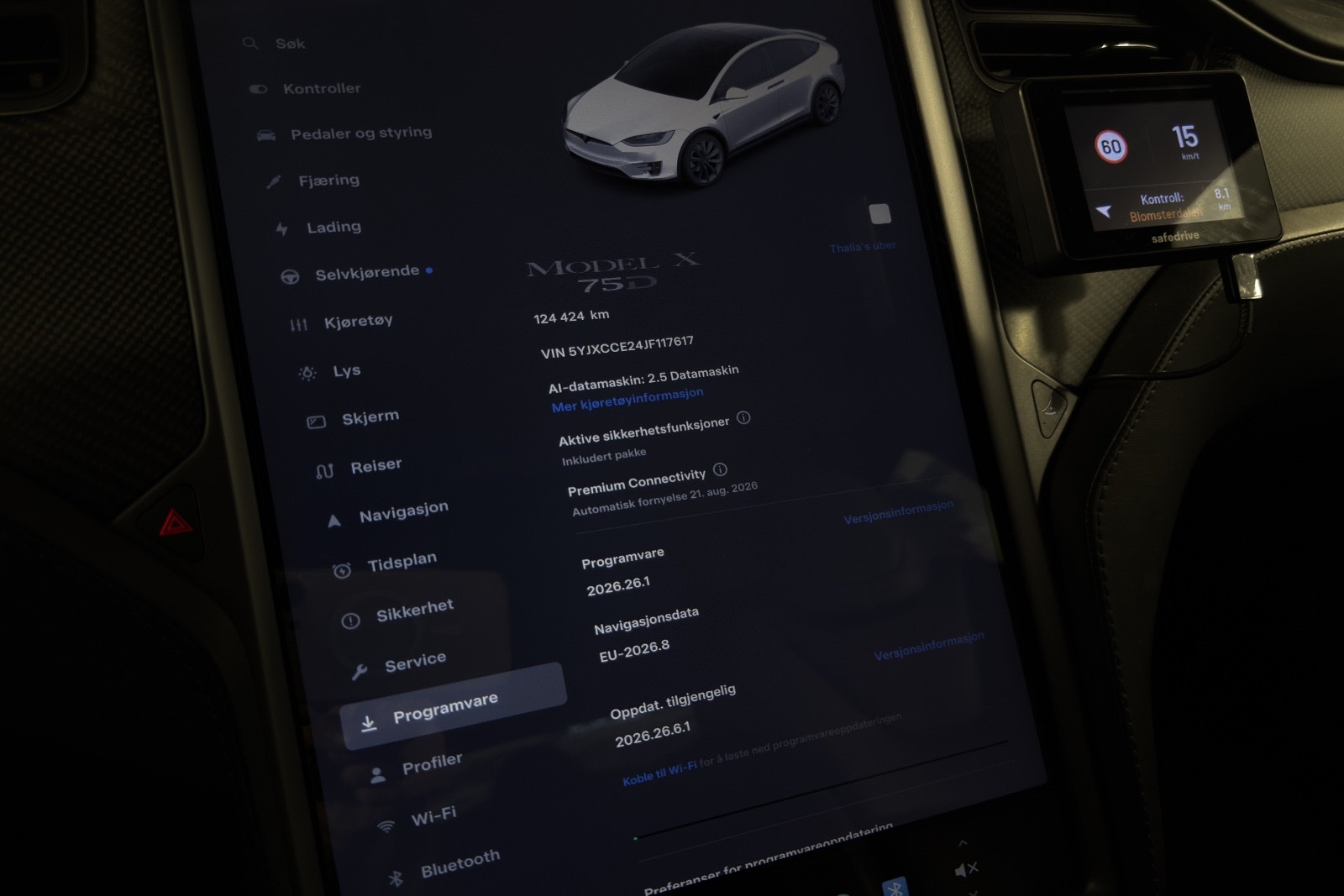Tesla Model X 75D, 525ps, 2018