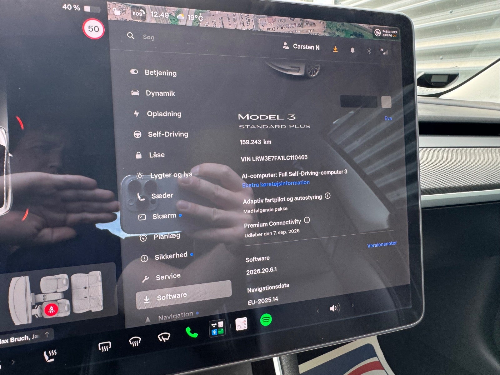 Tesla Model 3 Standard Range Plus, 325hk, 2020