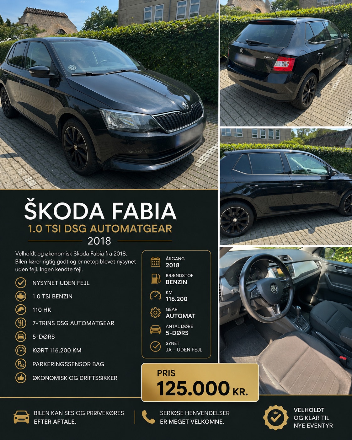 Škoda Fabia 1.0 TSI DSG Sequential, 110hp, 2018