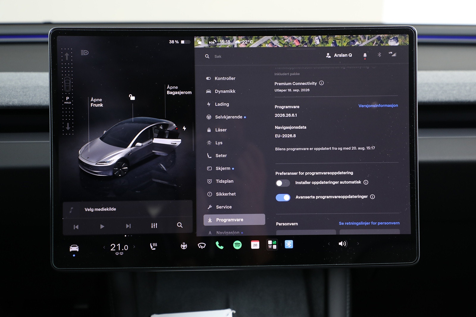 Tesla Model 3 Long Range AWD, 498hp, 2026