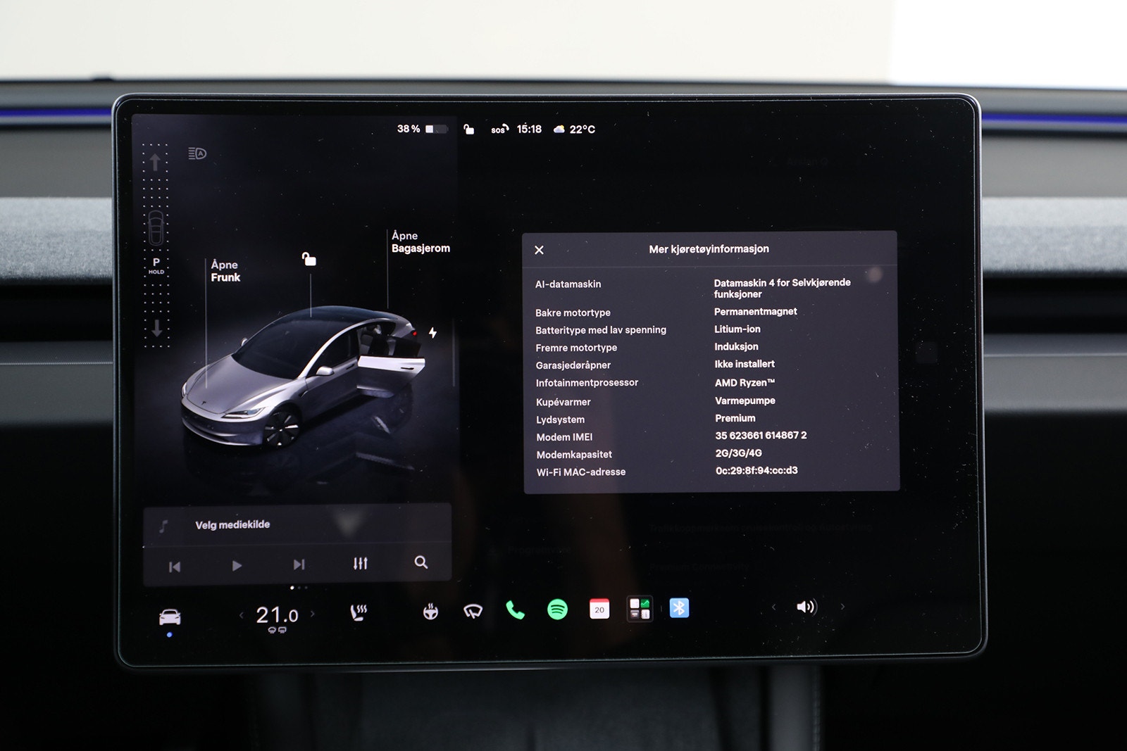 Tesla Model 3 Long Range AWD, 498hp, 2026