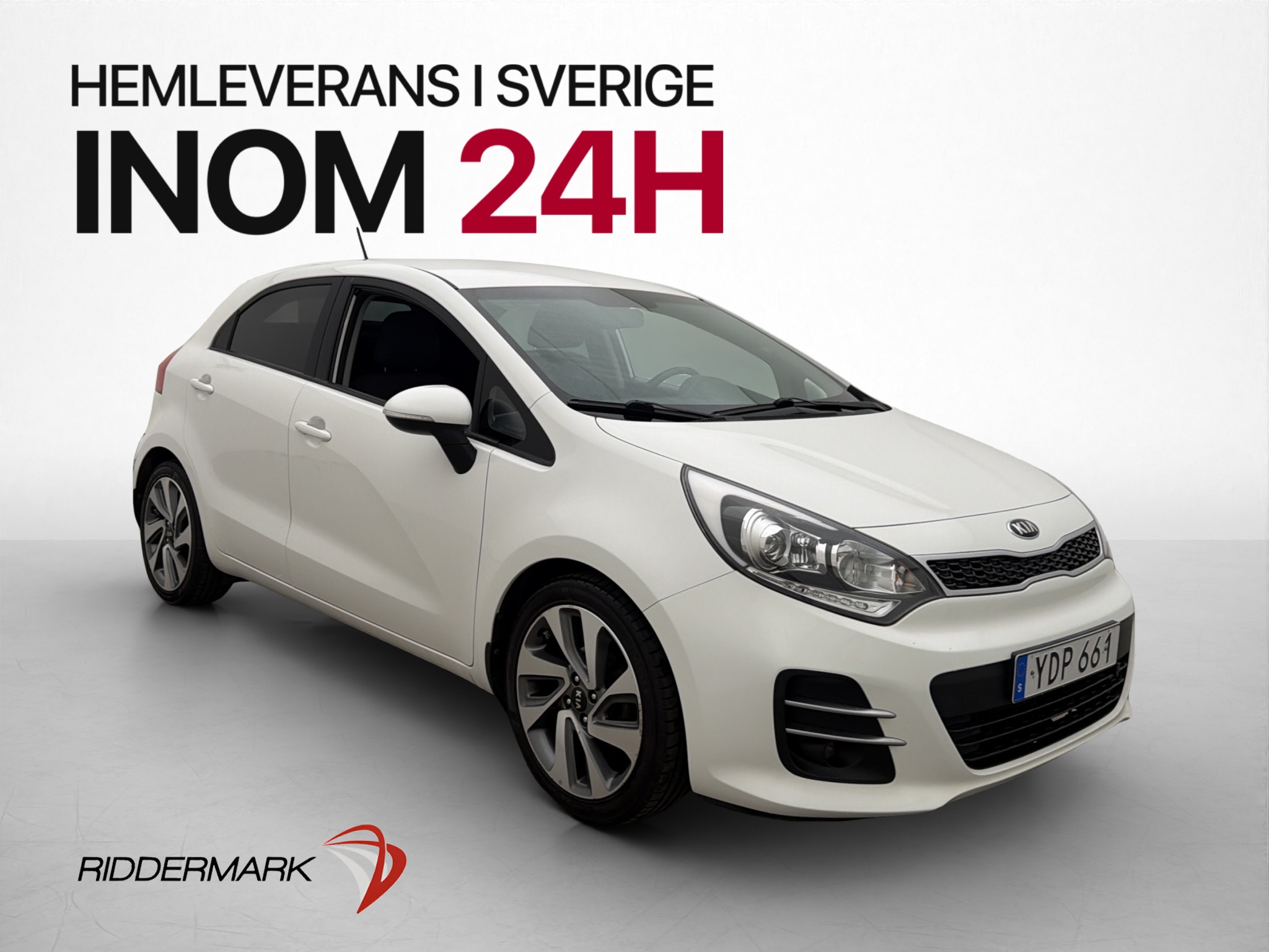 Kia Rio 5-door 1.2 CVVT Manual, 5-trins, 84ps, 2016