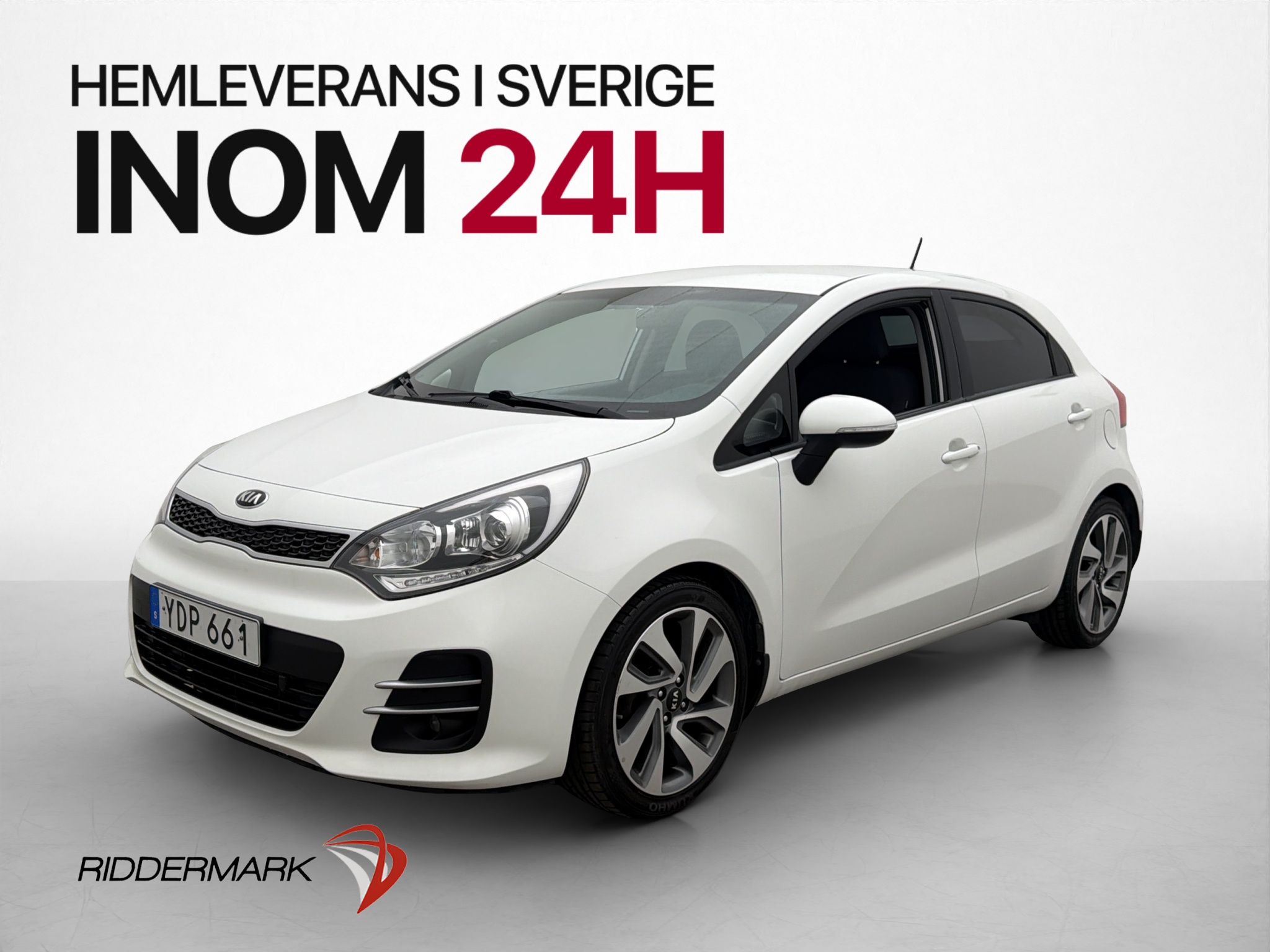 Kia Rio 5-door 1.2 CVVT Manual, 5-trins, 84ps, 2016