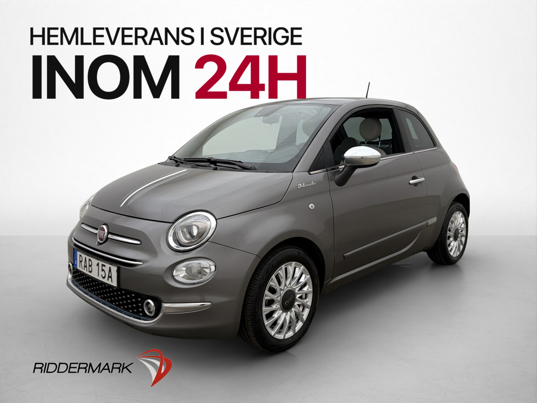 Fiat 500 Hybrid Manual, 6-trins, 70ps, 2022
