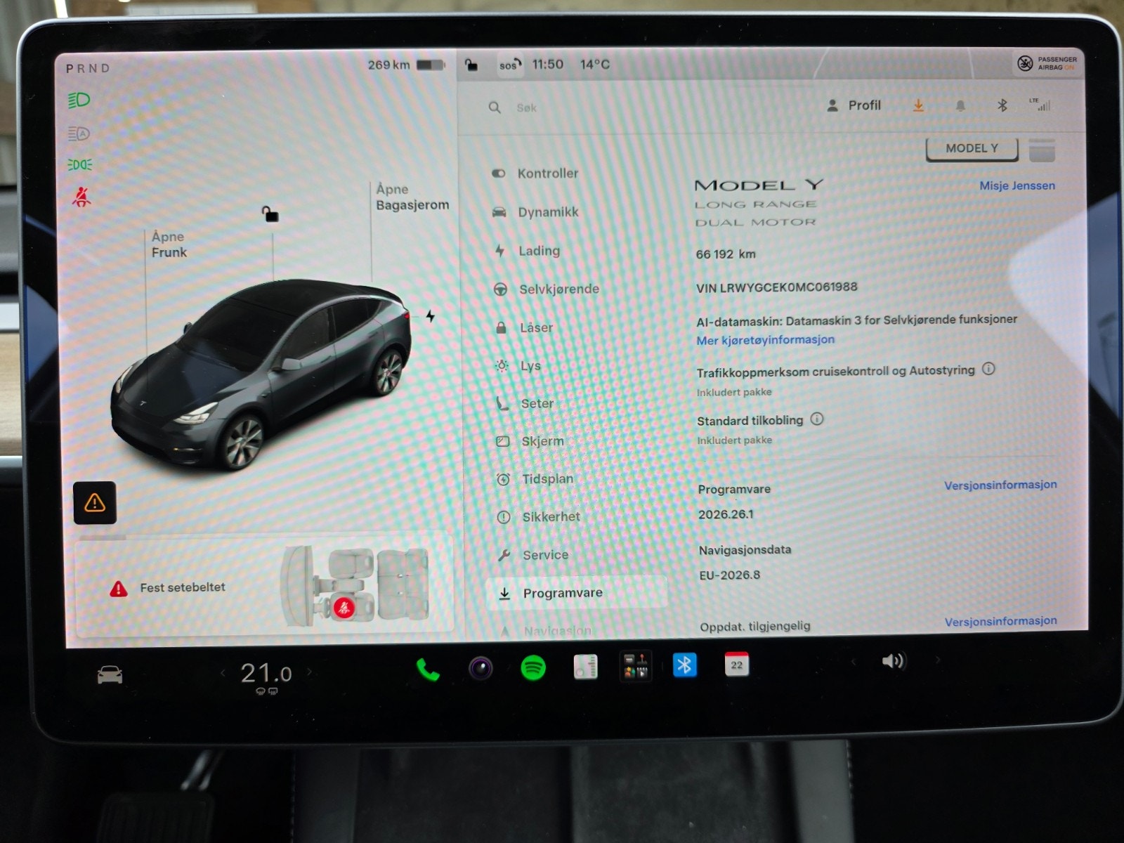 Tesla Model Y Long Range AWD, 514hp, 2021