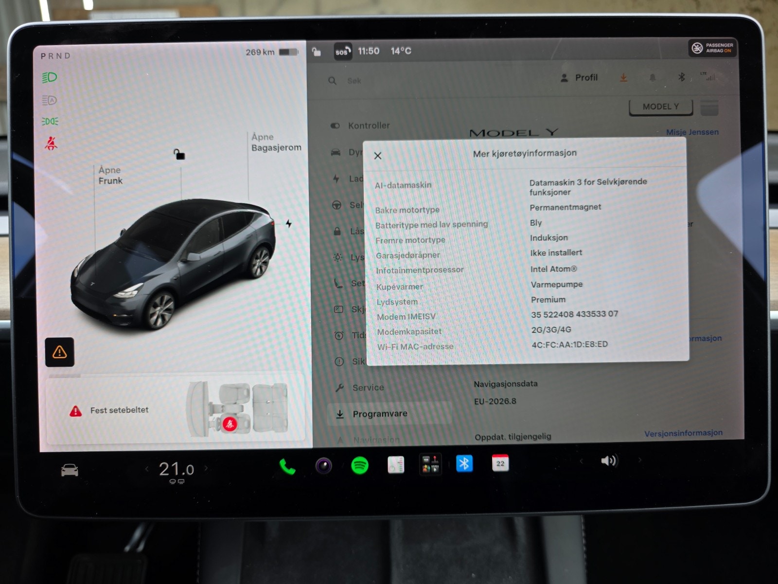 Tesla Model Y Long Range AWD, 514hp, 2021