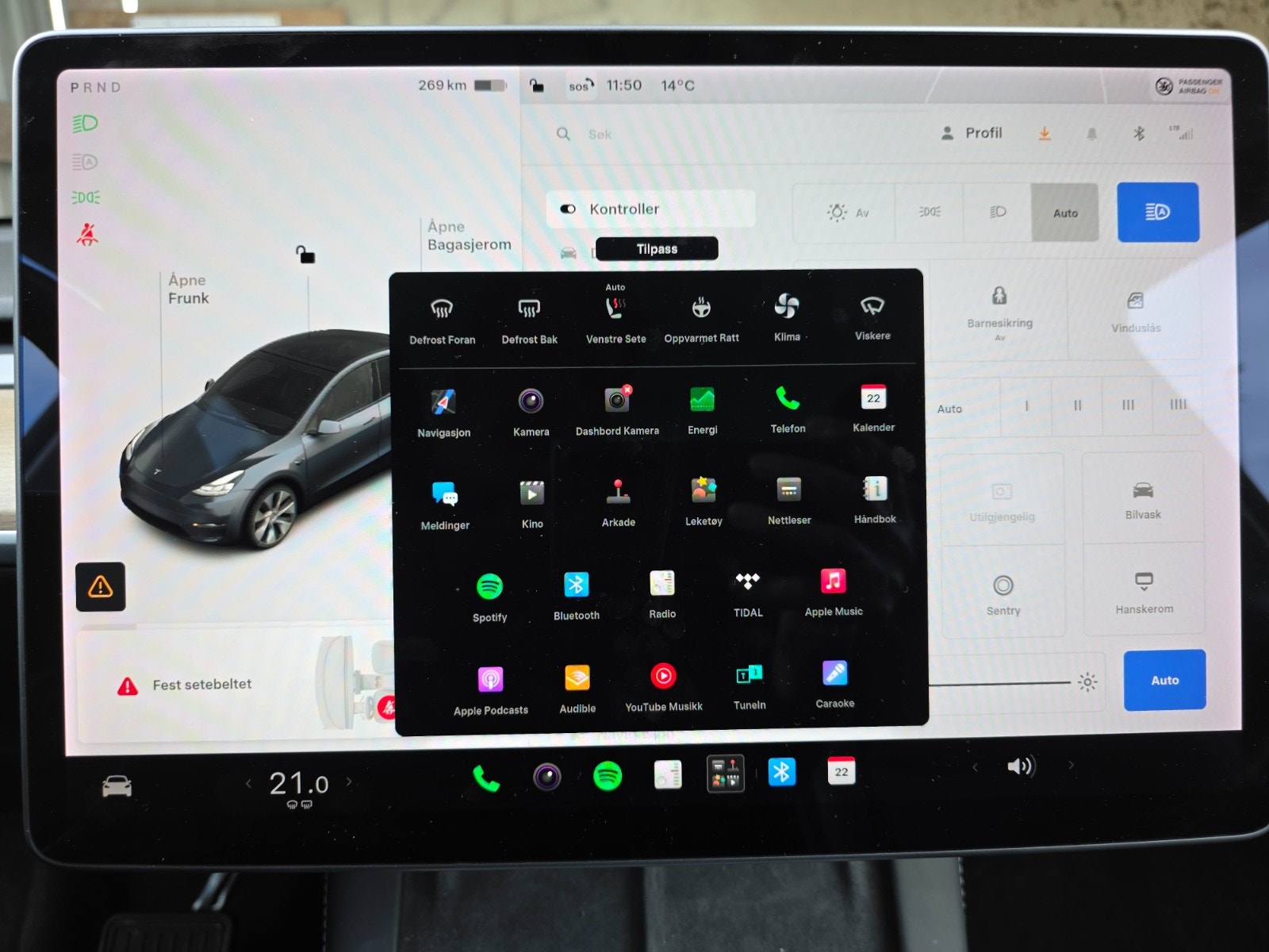 Tesla Model Y Long Range AWD, 514hp, 2021