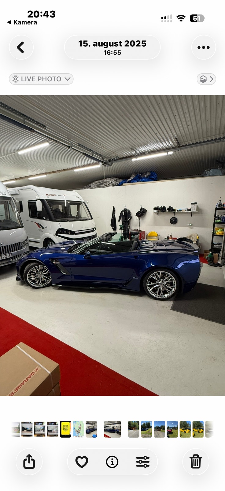 Chevrolet Corvette Z06 Convertible Automatic, 8-trins, 659ps, 2016