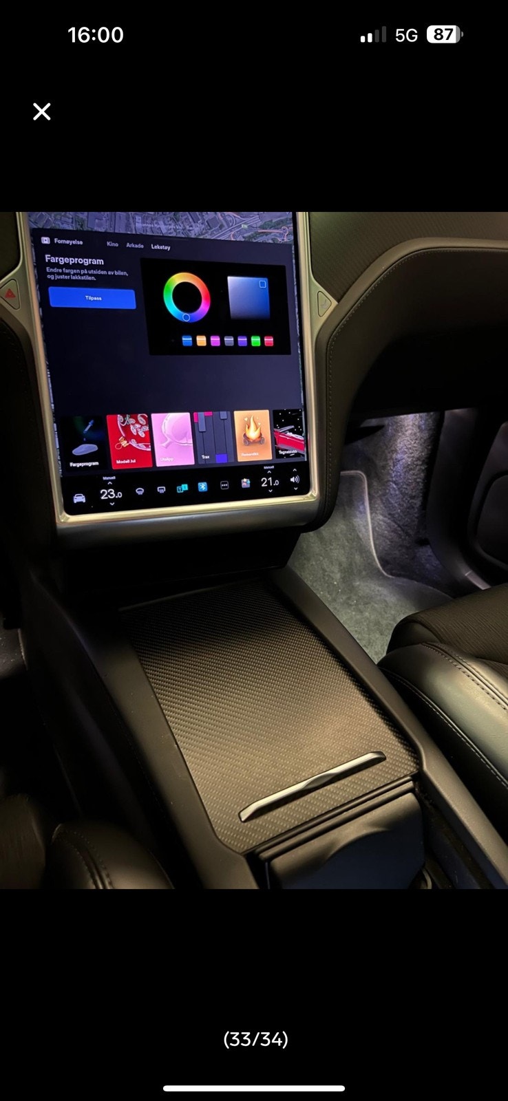 Tesla Model X 90D, 423hp, 2016