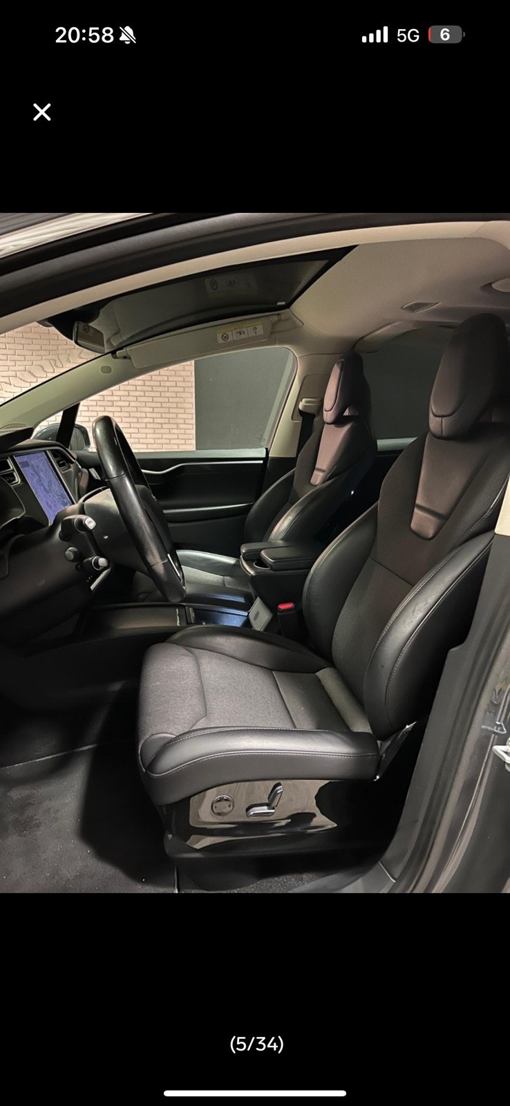 Tesla Model X 90D, 423hp, 2016