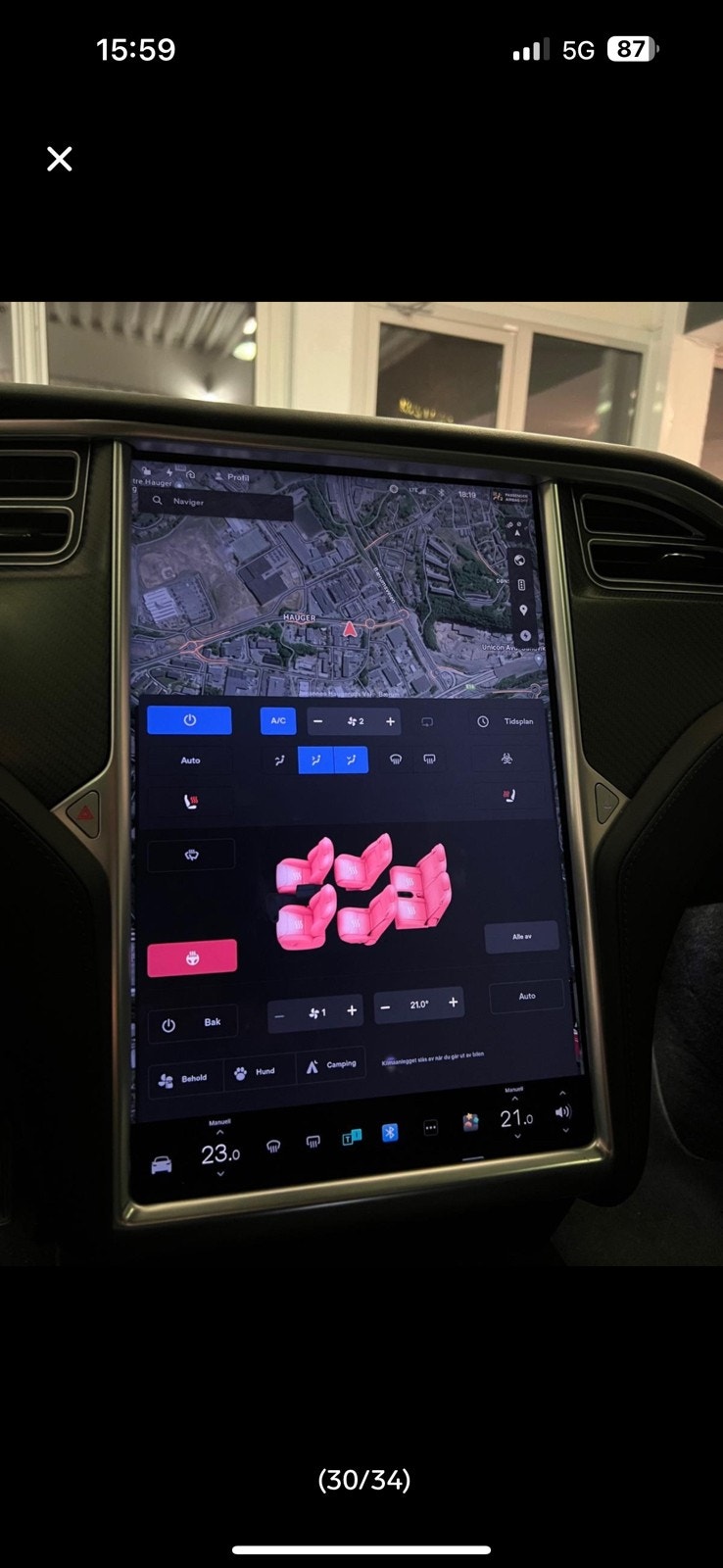 Tesla Model X 90D, 423hp, 2016