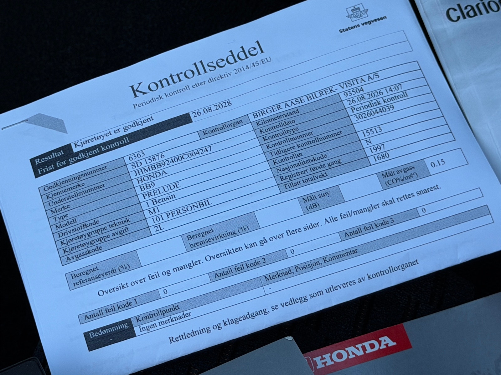 Honda Prelude 2.0 Automatisk, 133hk, 1997
