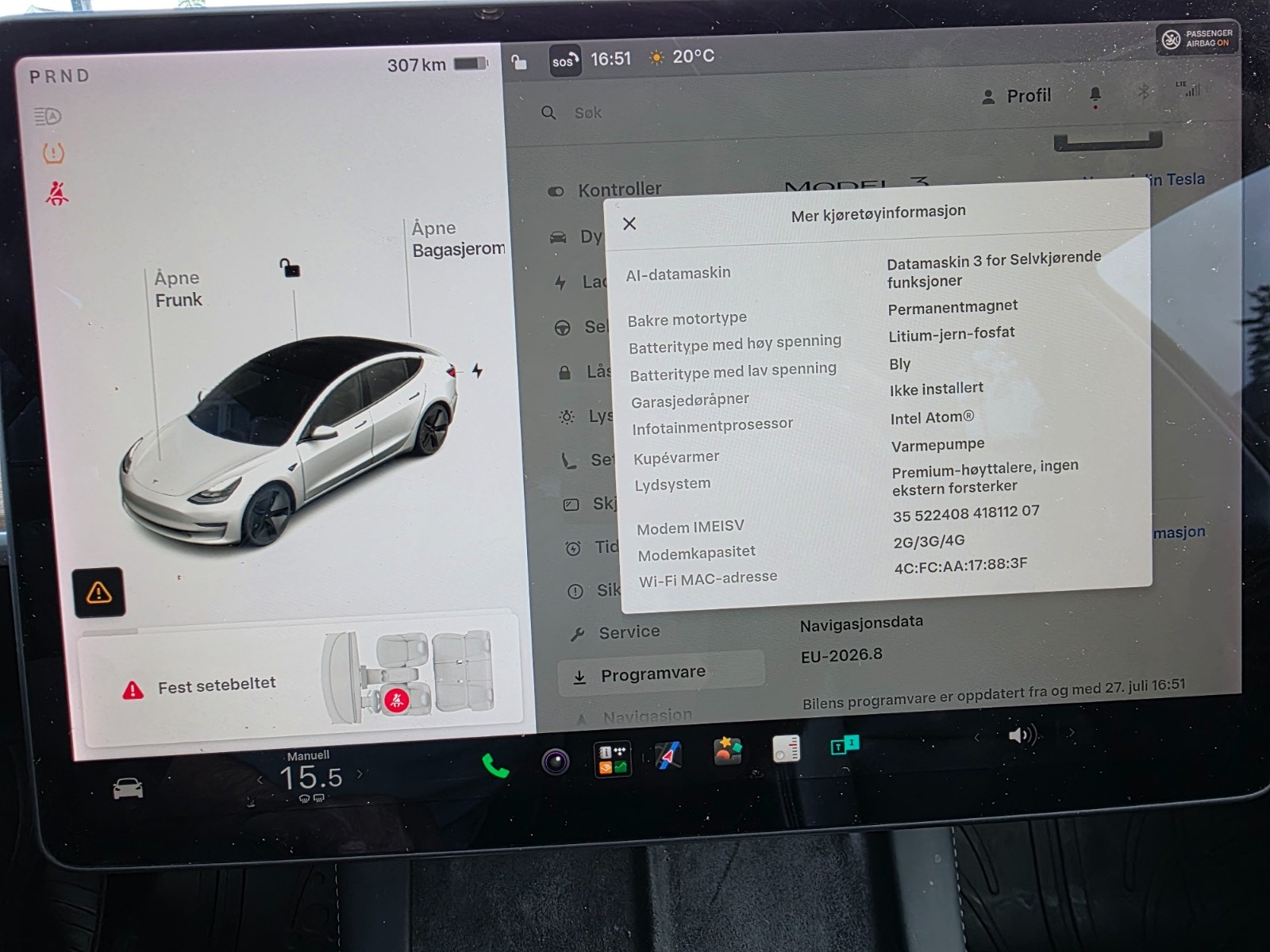 Tesla Model 3 Standard Range Plus, 325ps, 2021