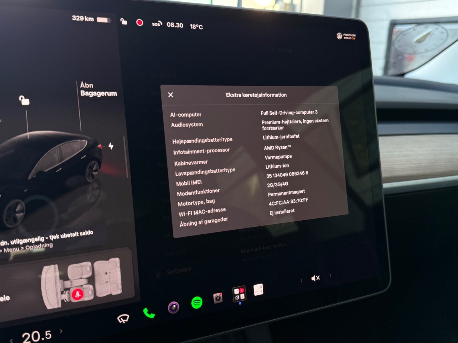 Tesla Model 3 Standard Range, 283hp, 2023