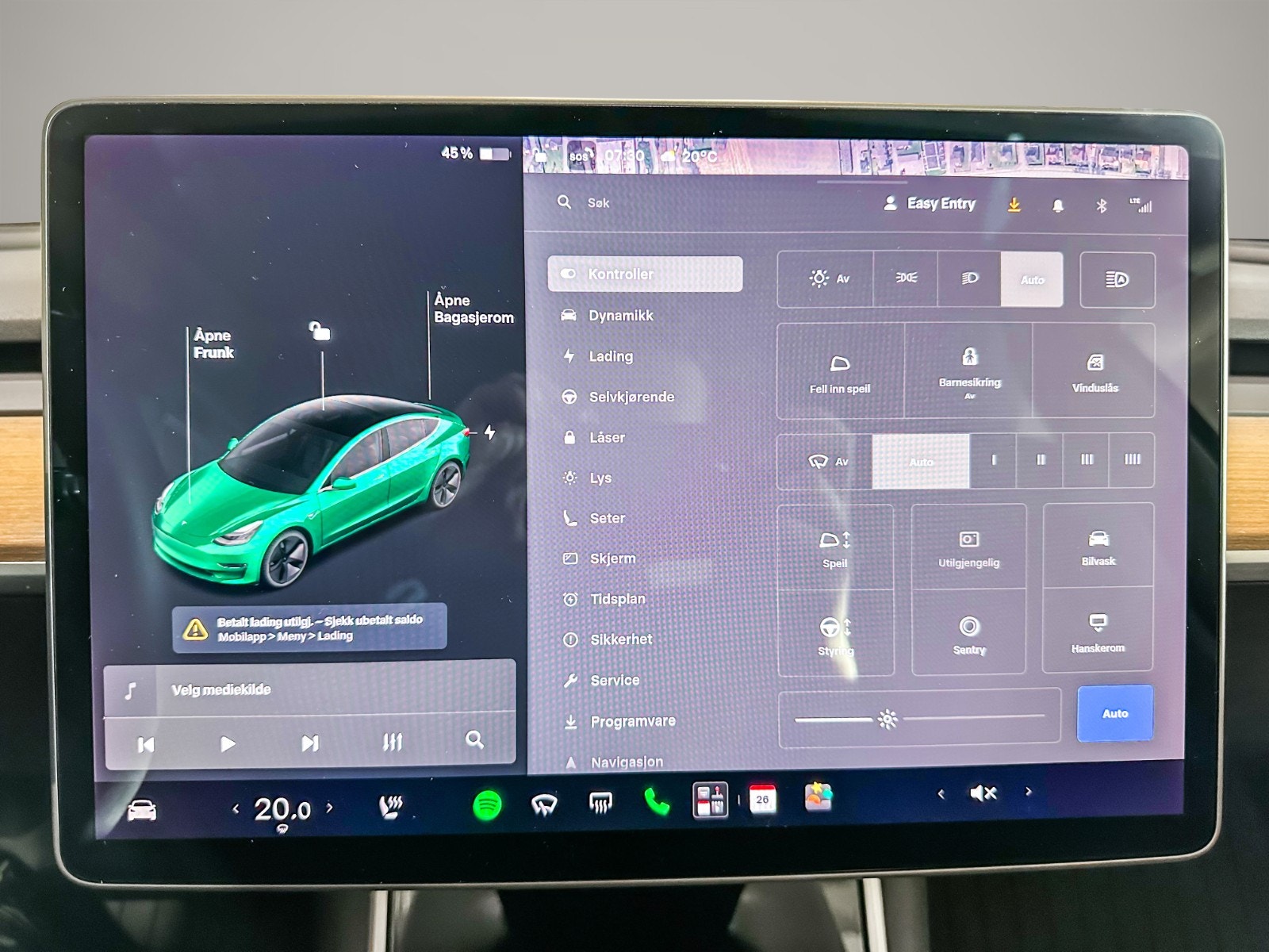 Tesla Model 3 Standard Range Plus, 325hk, 2020