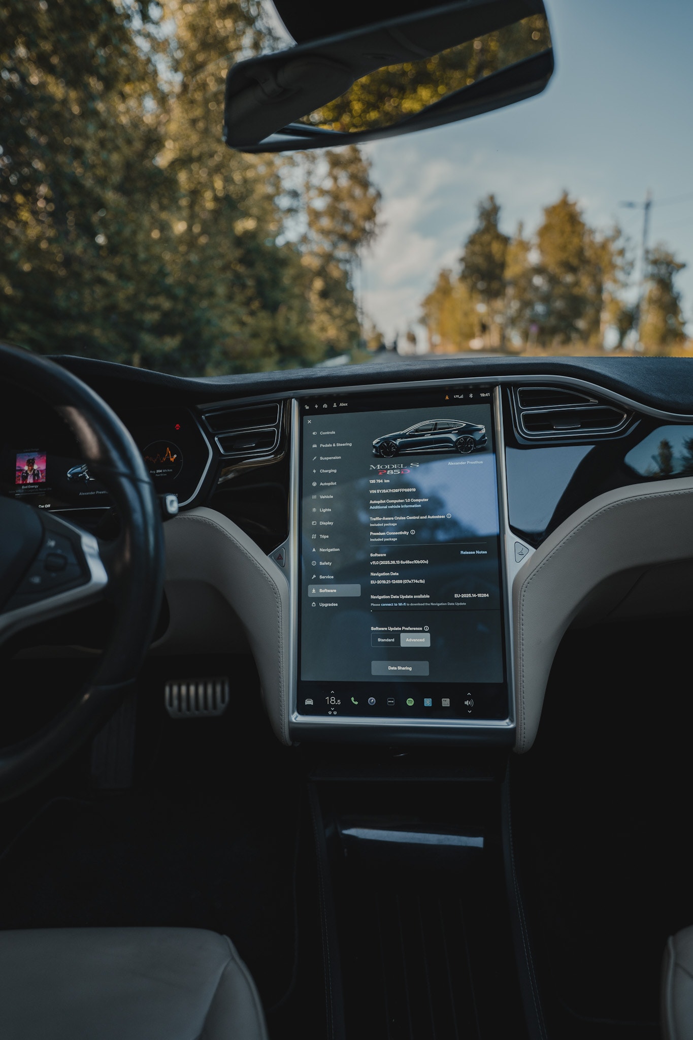 Tesla Model S P85D, 511hk, 2015