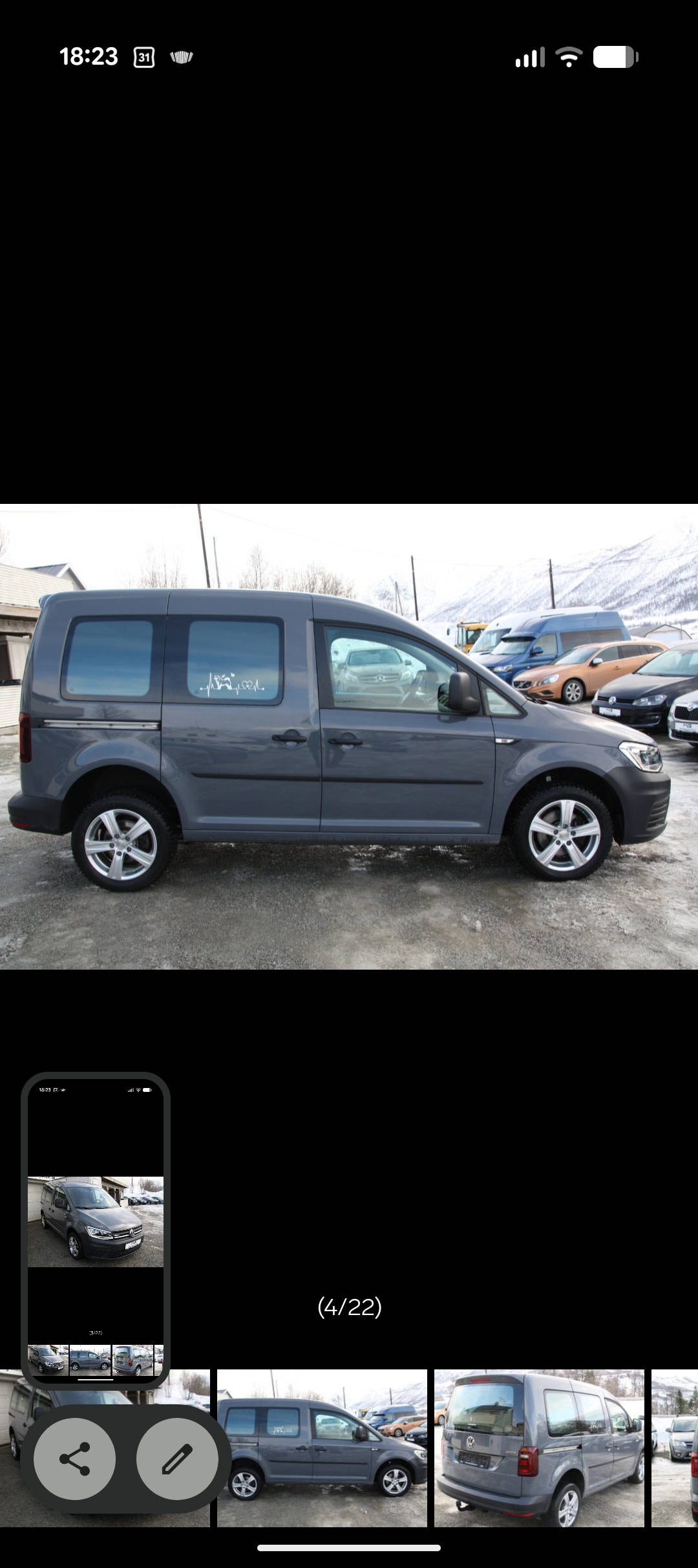 Volkswagen Caddy Van 2.0 TDI BMT 4Motion Manual, 122hp, 2019