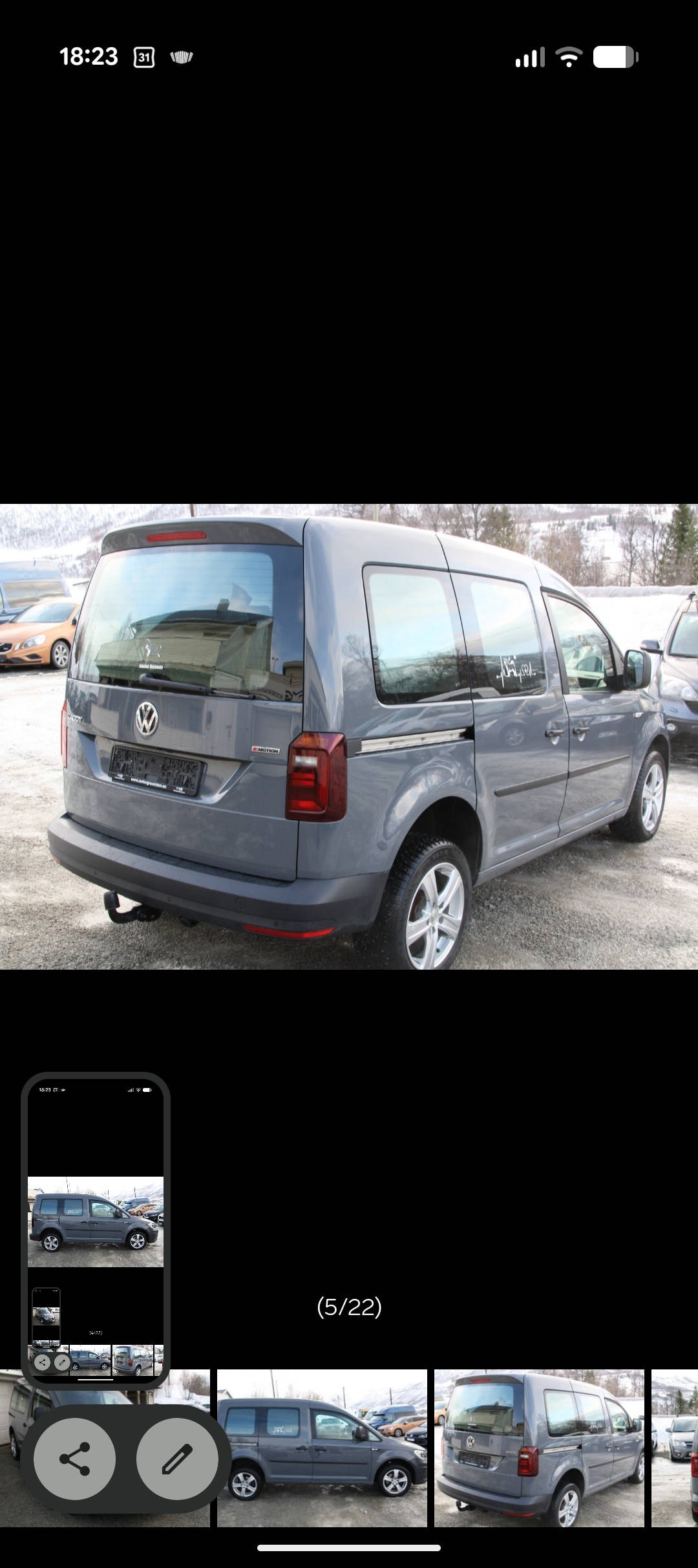 Volkswagen Caddy Van 2.0 TDI BMT 4Motion Manual, 122hp, 2019