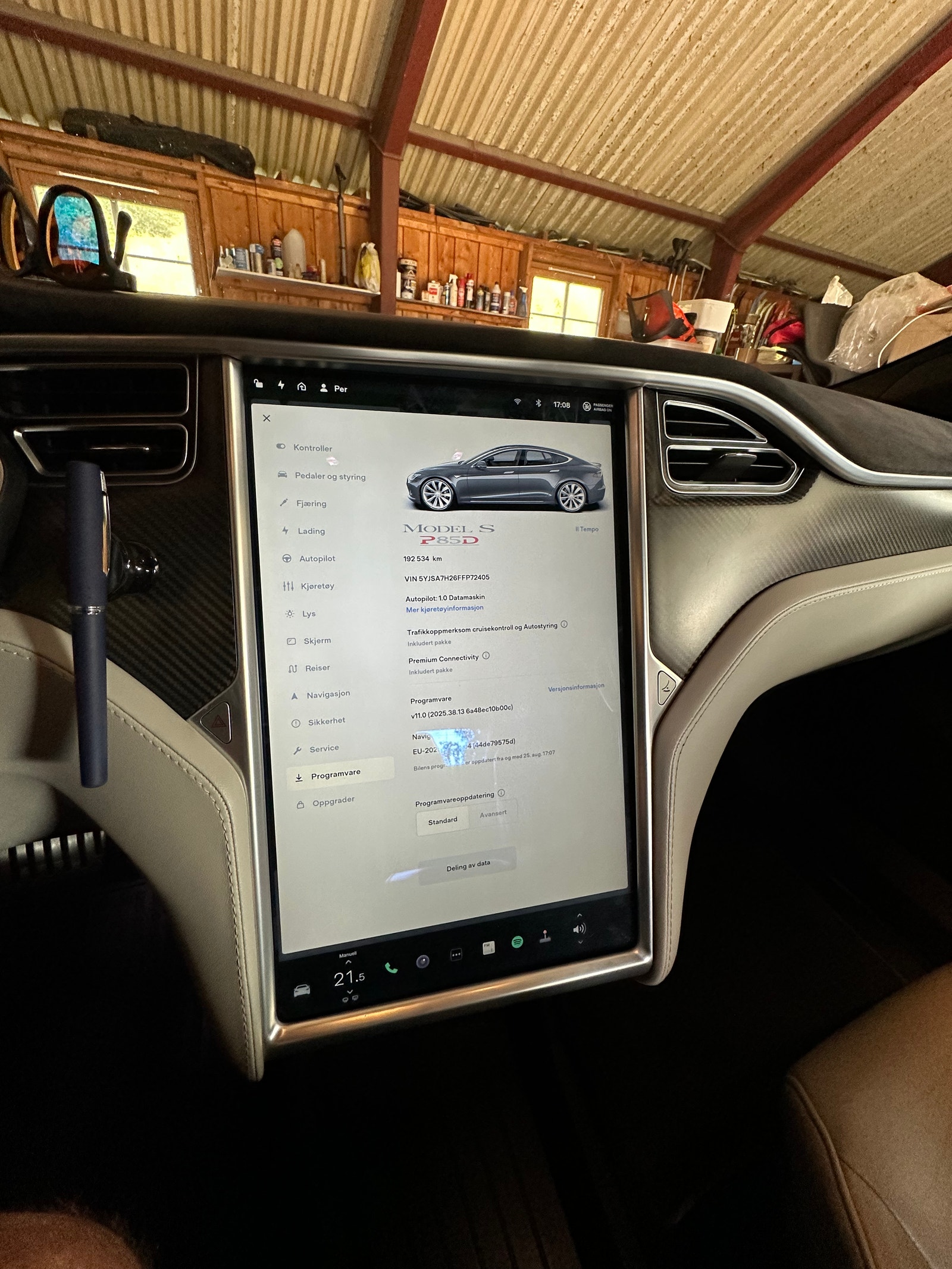Tesla Model S P85D, 511ps, 2015