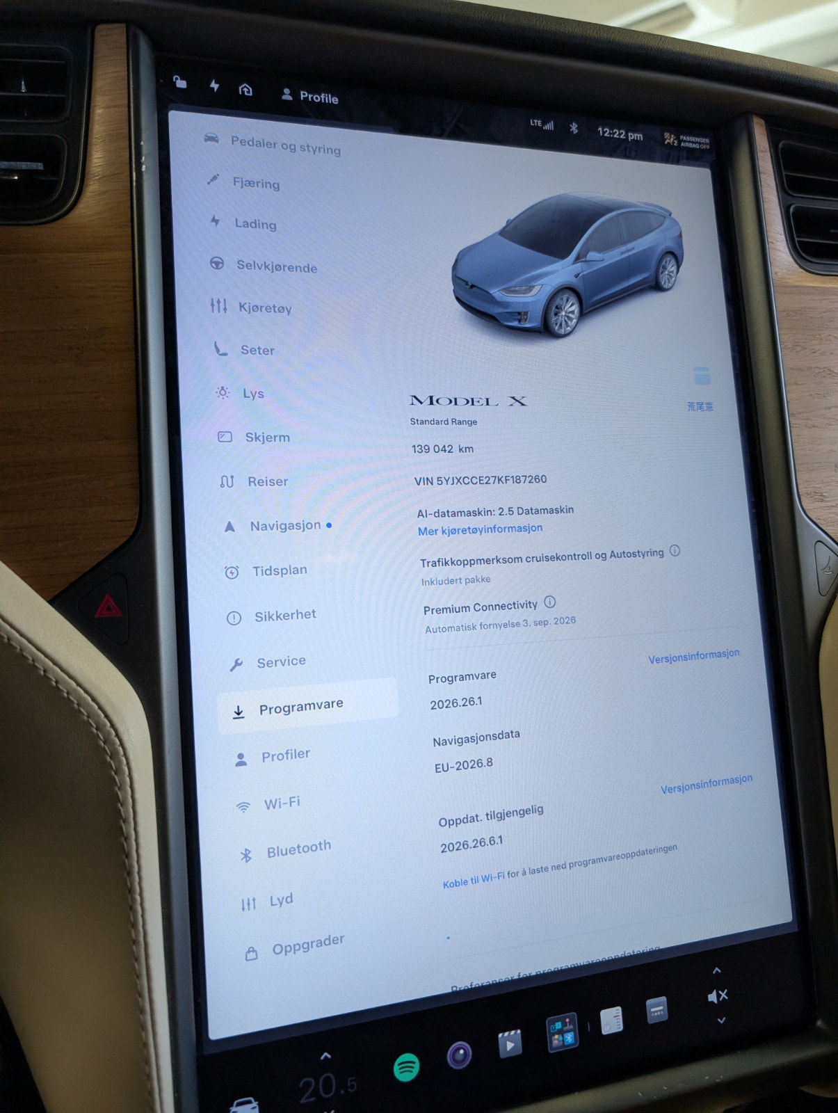 Tesla Model X Standard Range, 333hp, 2019