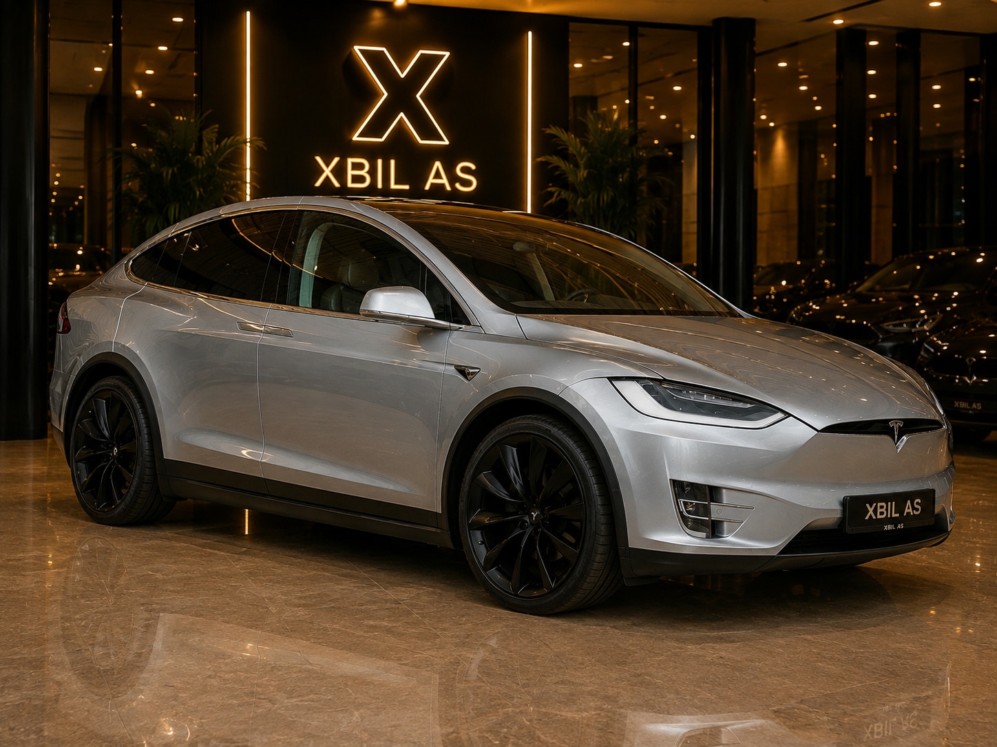 Tesla Model X 100D, 423hp, 2018