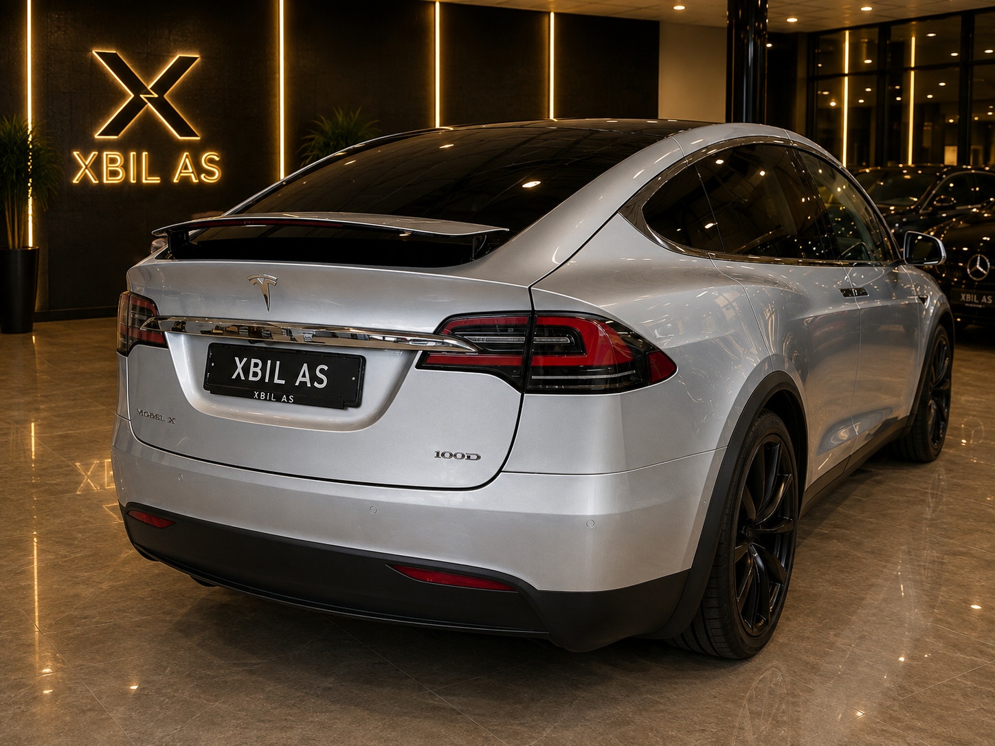 Tesla Model X 100D, 423hp, 2018