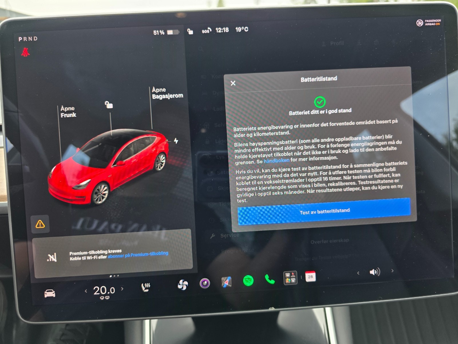 Tesla Model 3 Performance, 513hk, 2019