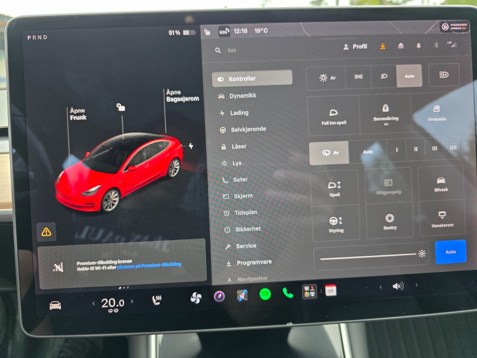 Tesla Model 3 Performance, 513hk, 2019
