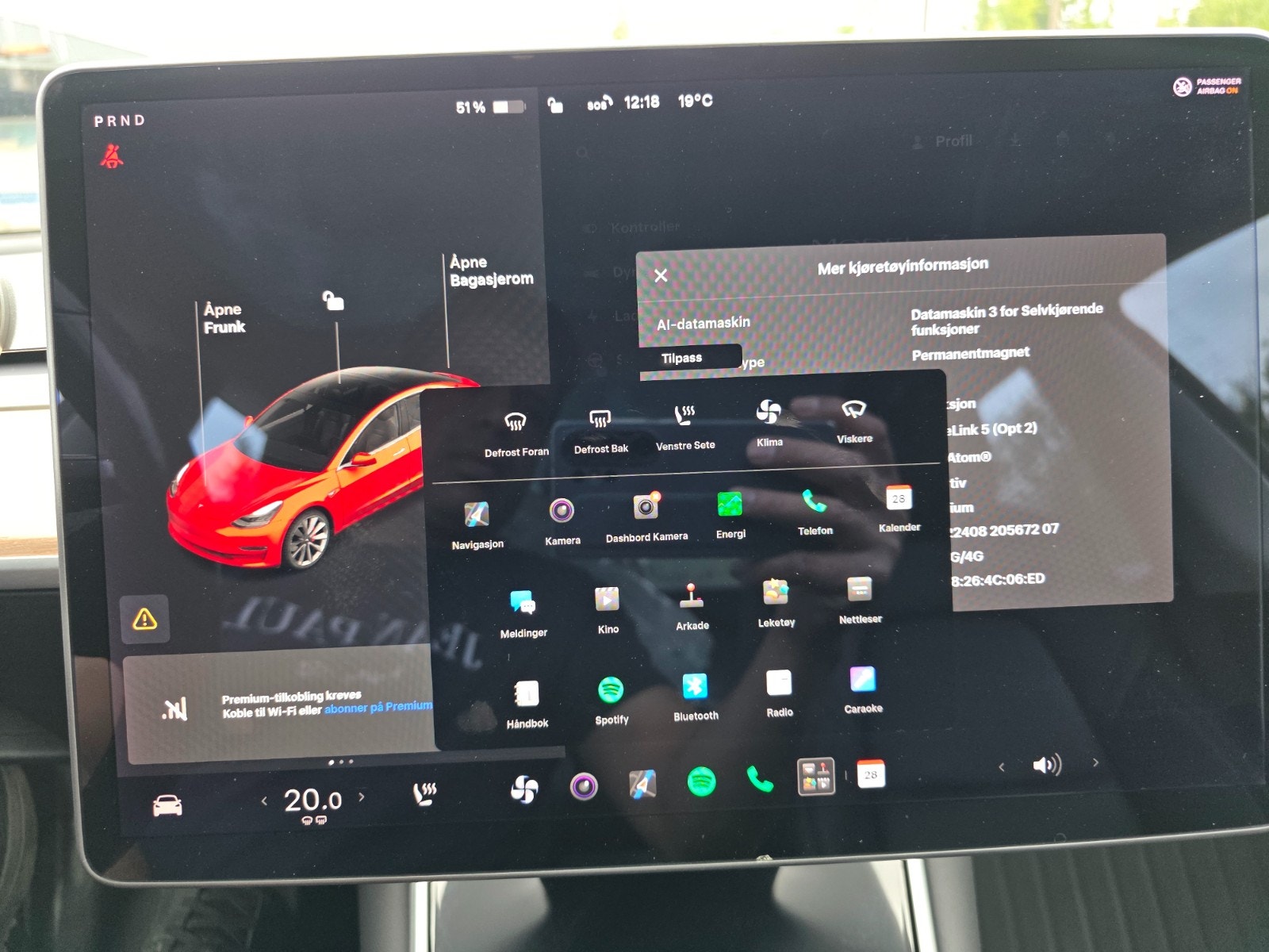 Tesla Model 3 Performance, 513hk, 2019