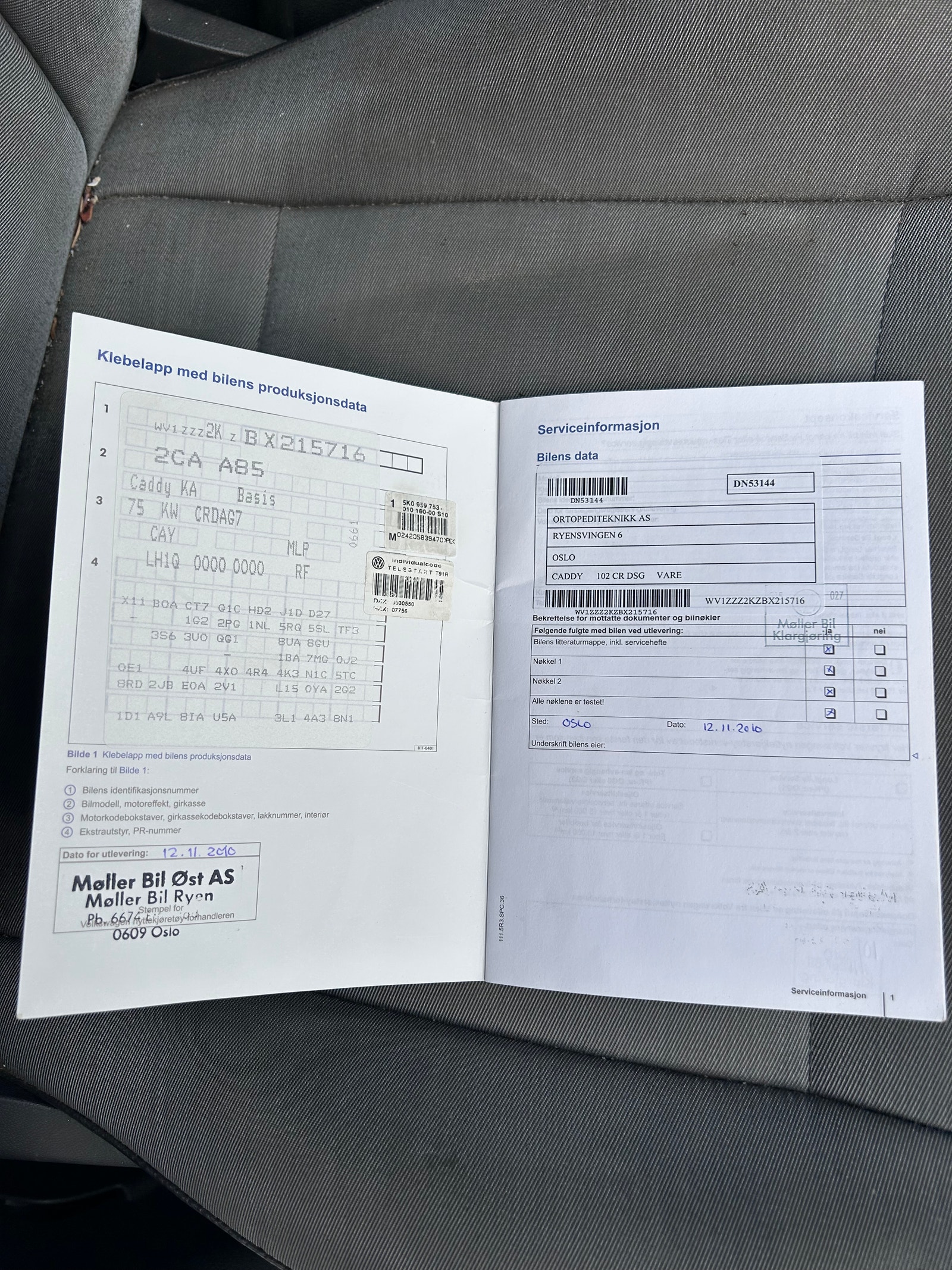 Volkswagen Caddy Panel Van 1.6 TDI DPF DSG Sequential, 102hp, 2011